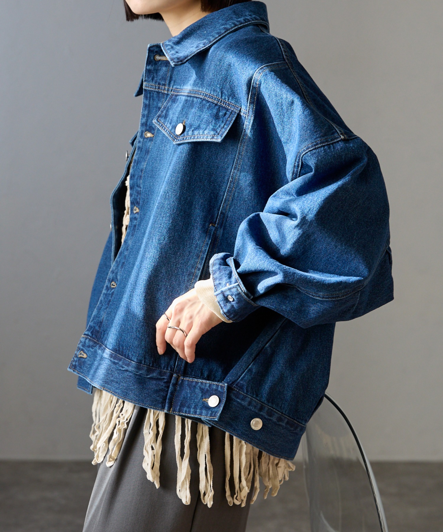 model：158cm 着用サイズ：FREE