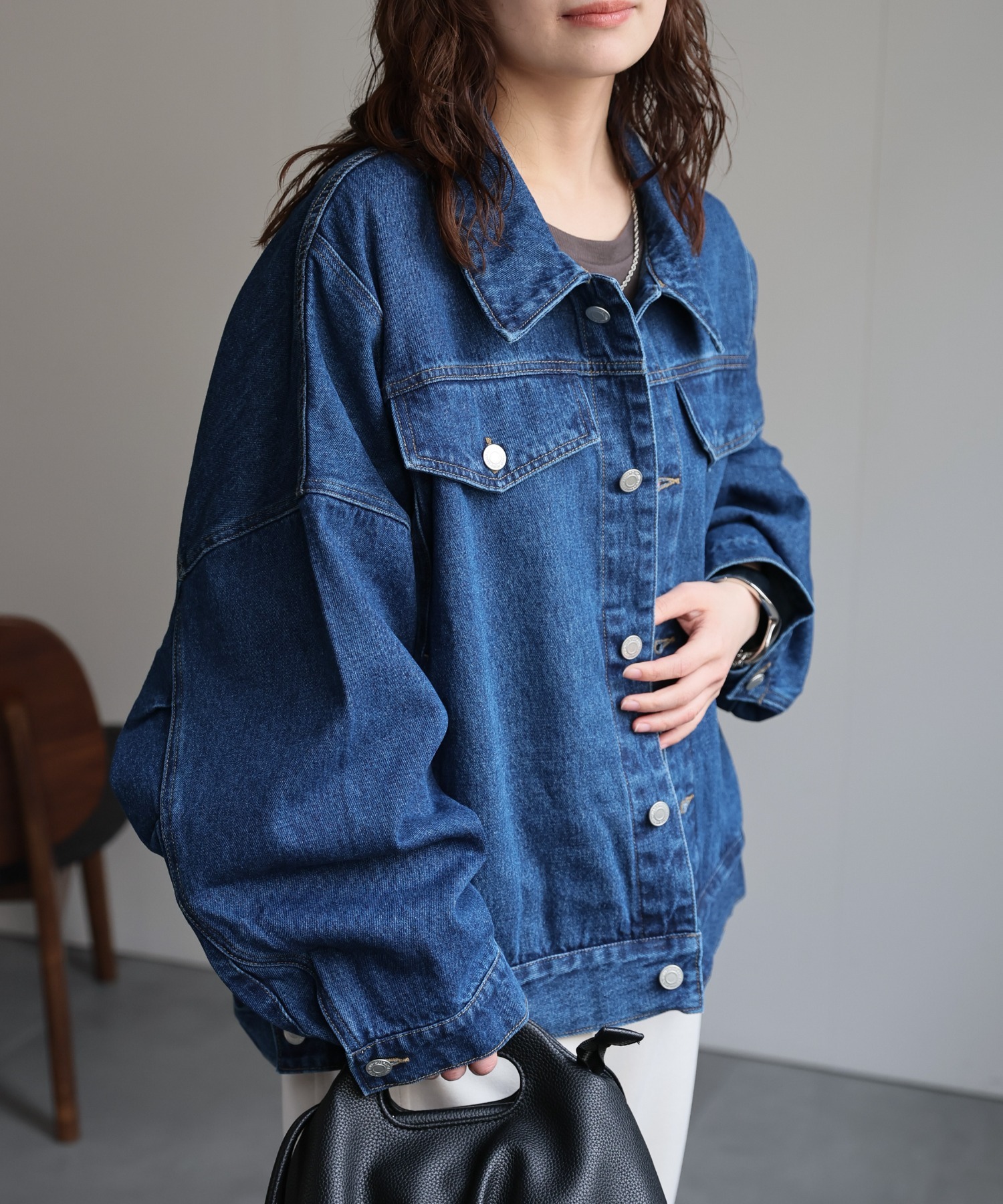 model：156cm 着用サイズ：FREE