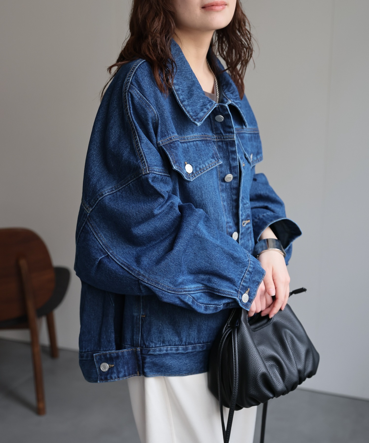 model：156cm 着用サイズ：FREE