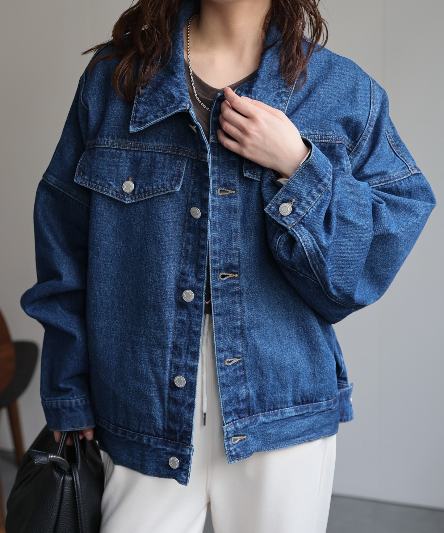 model：156cm 着用サイズ：FREE