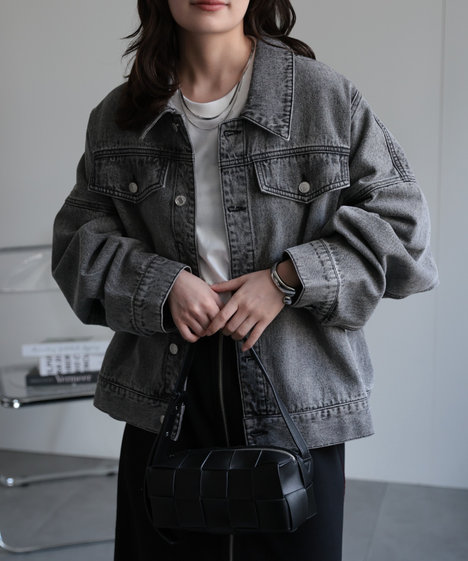 model：156cm 着用サイズ：FREE