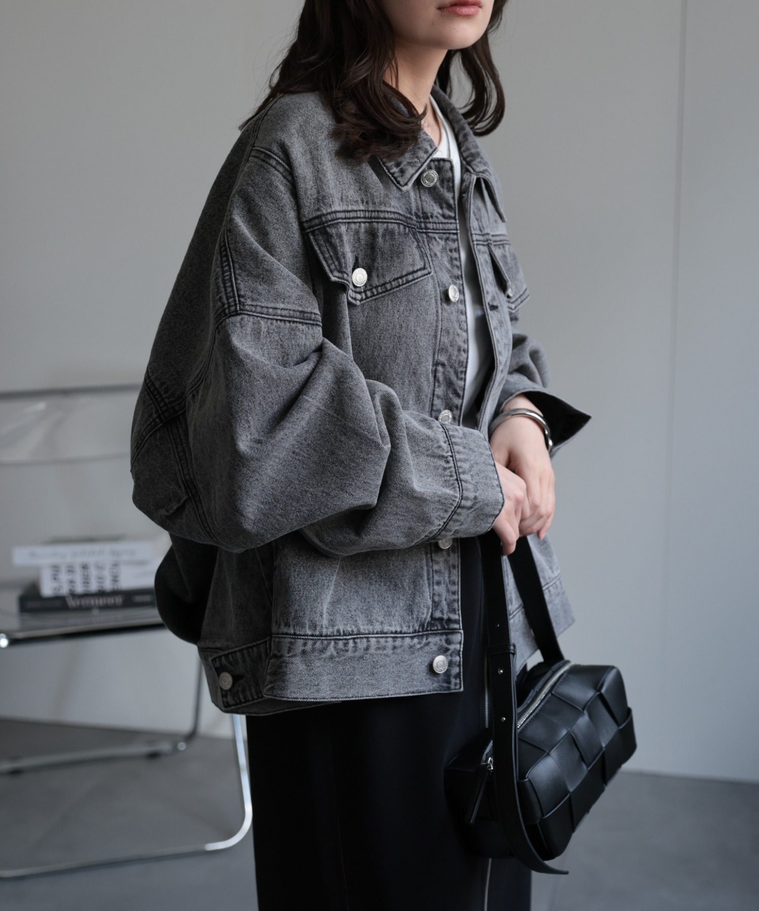 model：156cm 着用サイズ：FREE