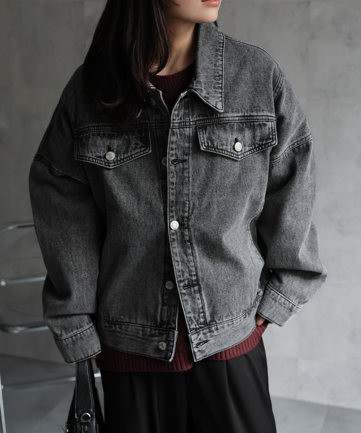 model：156cm 着用サイズ：FREE
