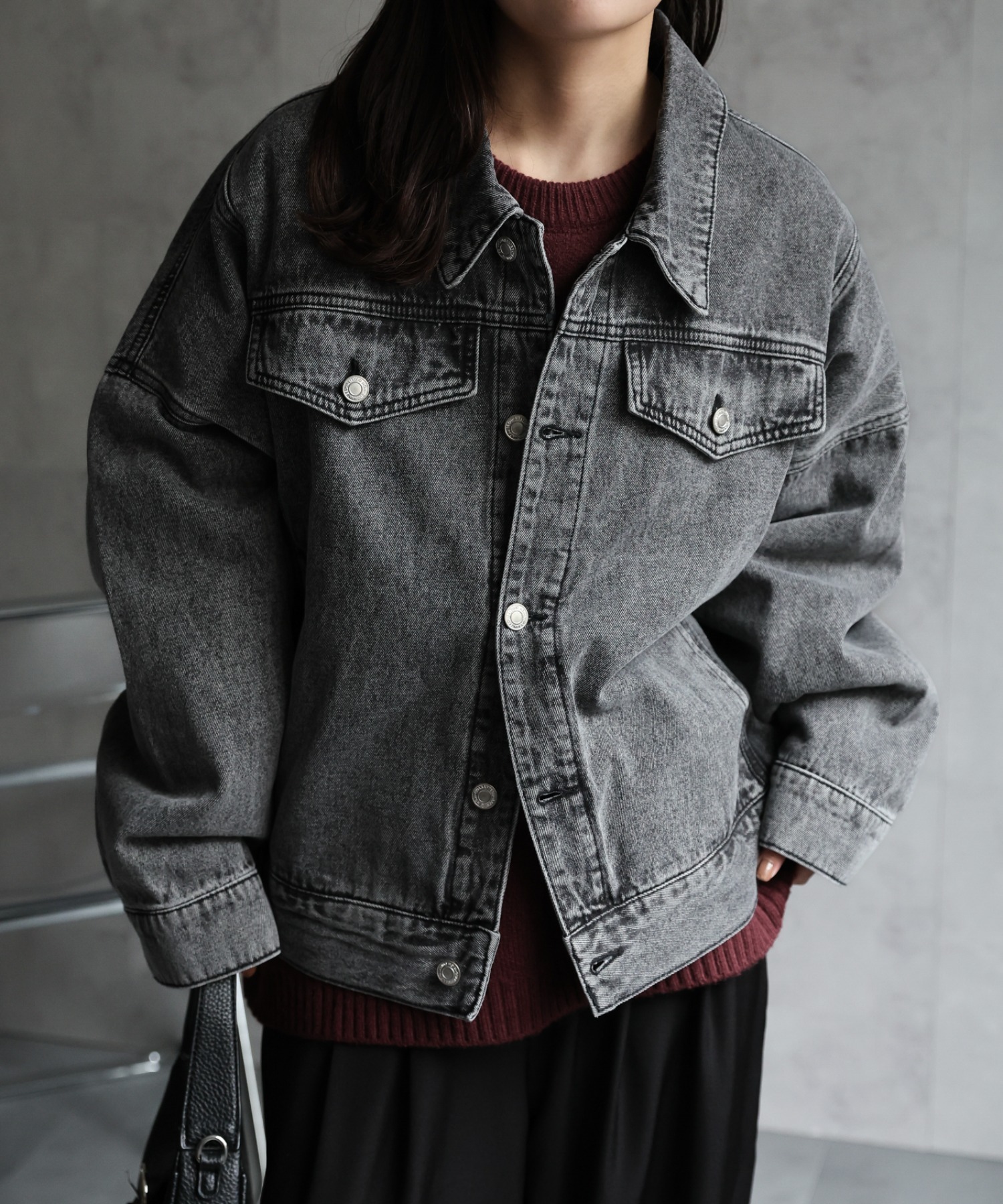 model：156cm 着用サイズ：FREE