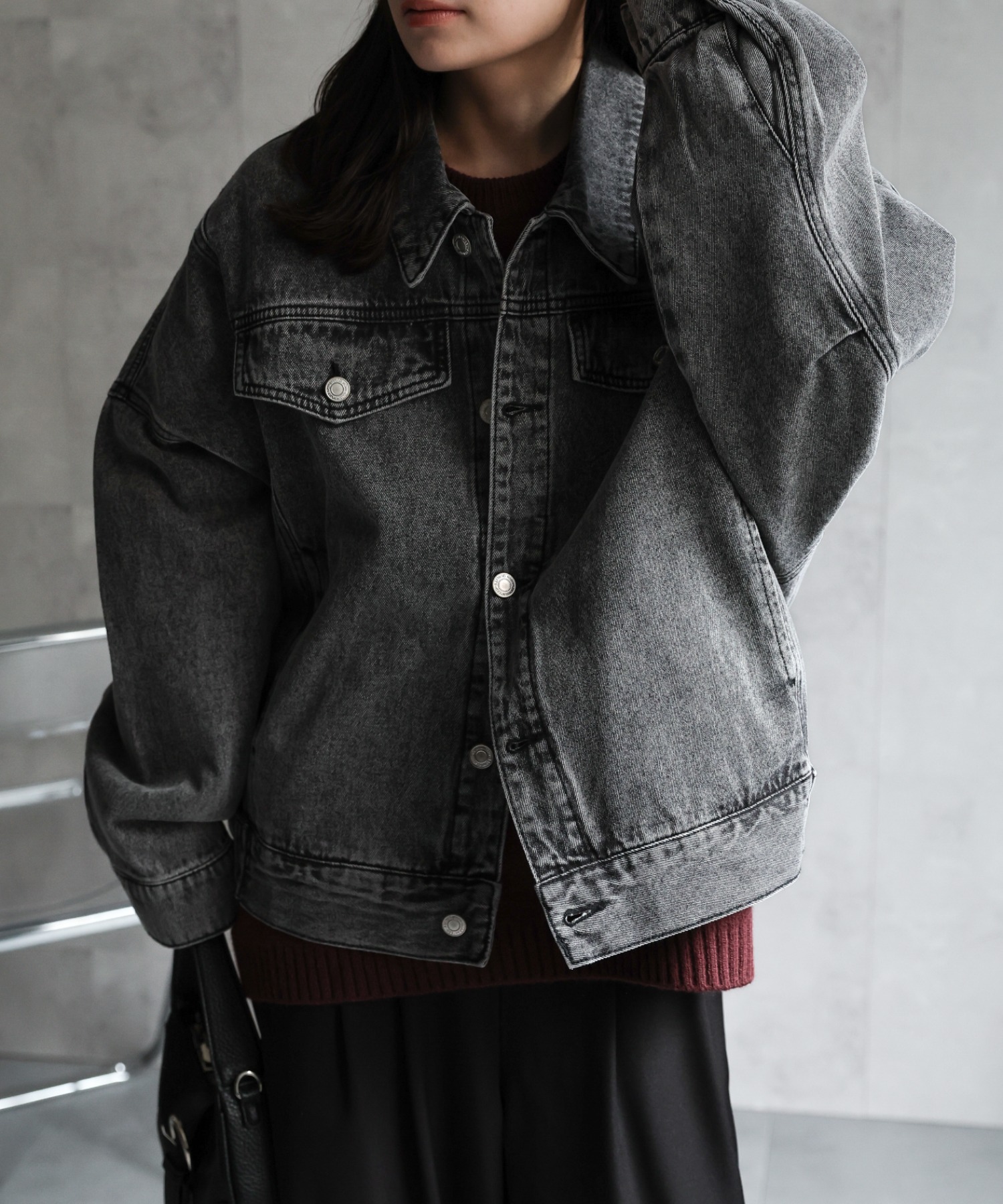 model：156cm 着用サイズ：FREE
