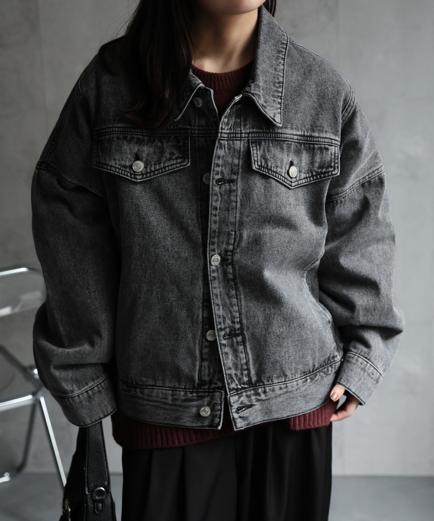 model：156cm 着用サイズ：FREE