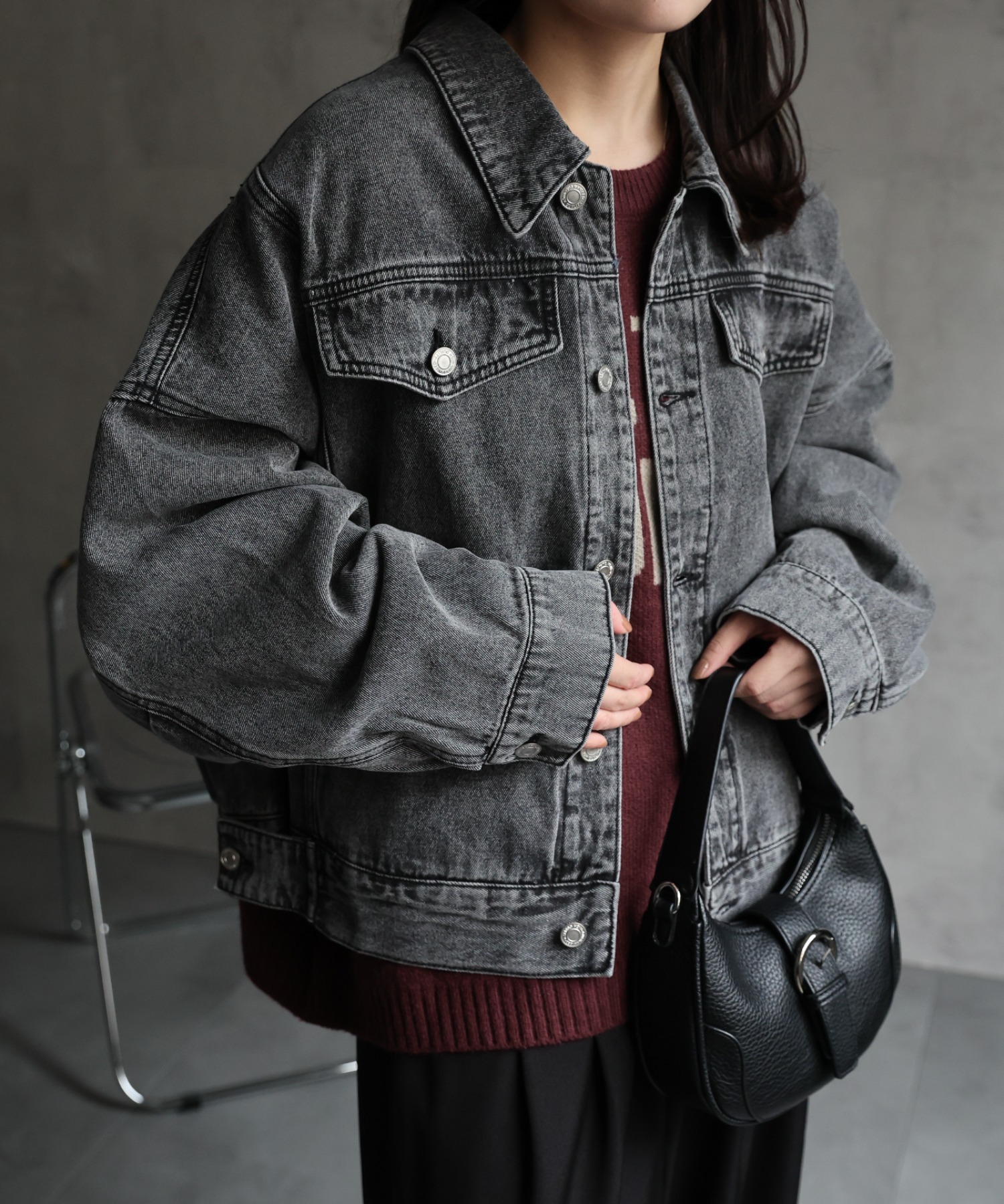 model：156cm 着用サイズ：FREE