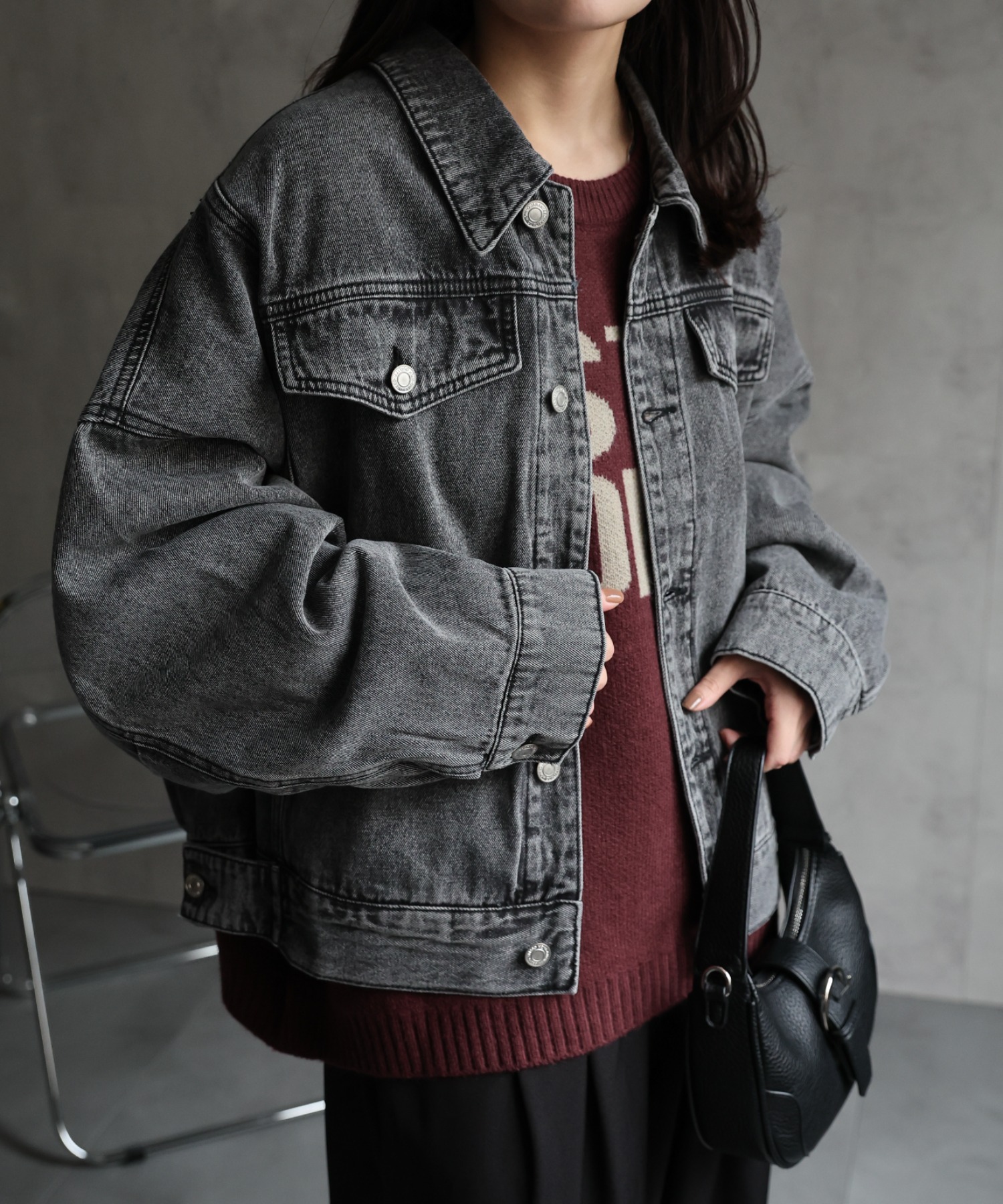 model：156cm 着用サイズ：FREE