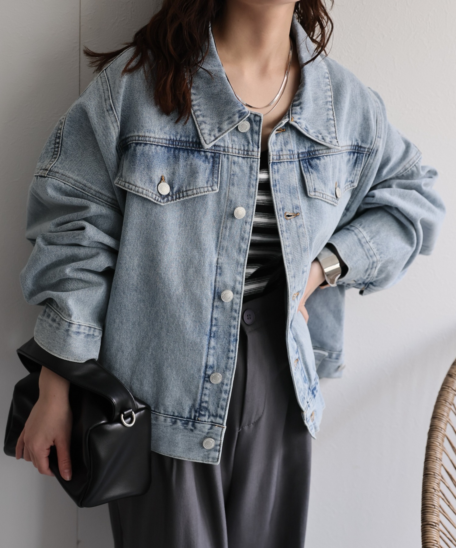 model：156cm 着用サイズ：FREE