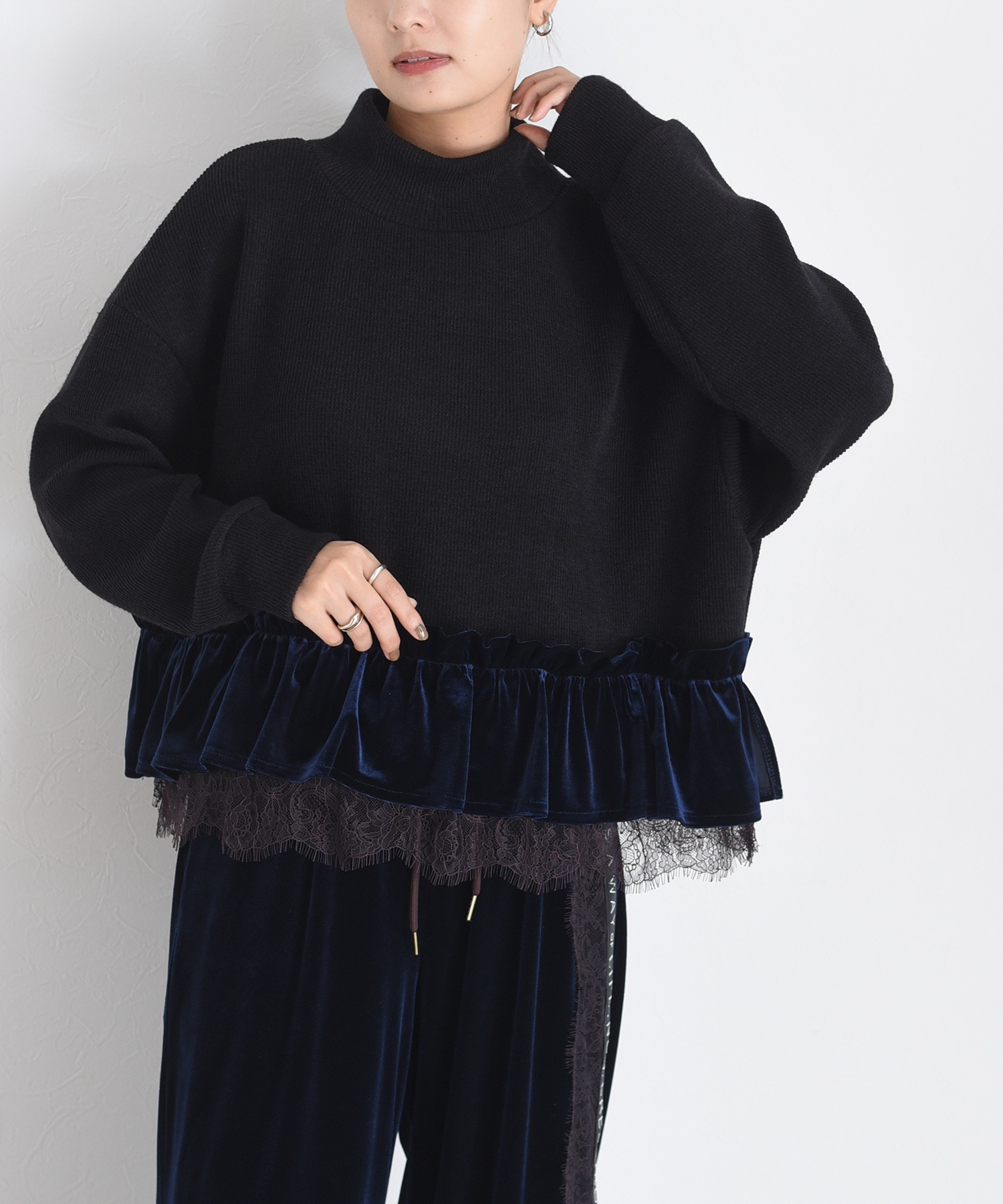 ベロアフリルハイネックトップス Eimee Law│Eimee Law & LHELBIE 公式