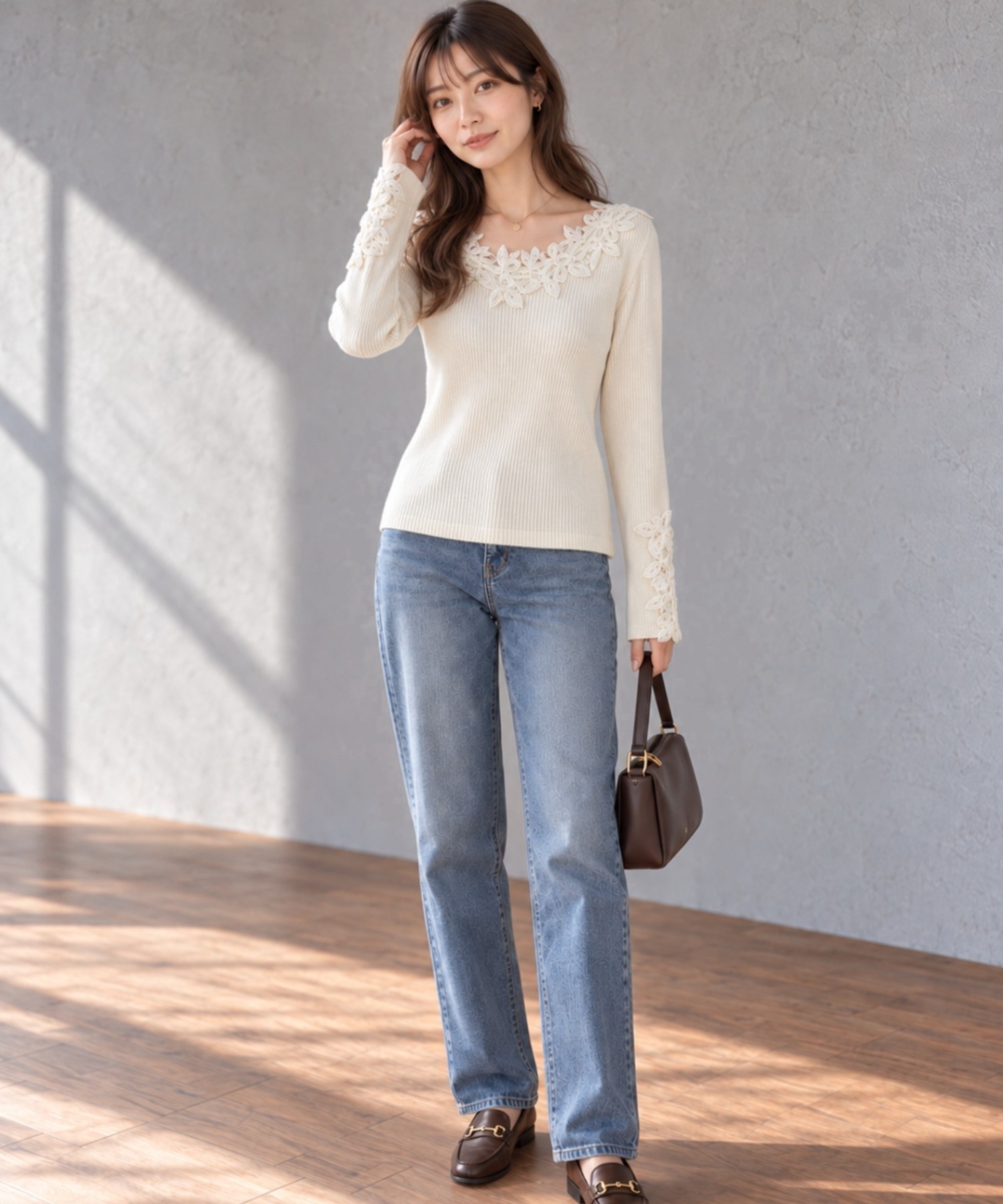 model：160cm 着用サイズ：FREE