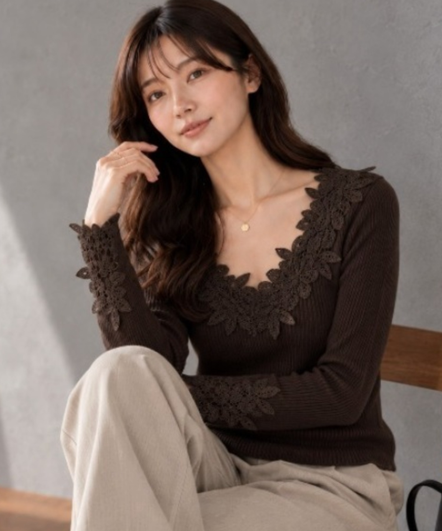 model：160cm 着用サイズ：FREE