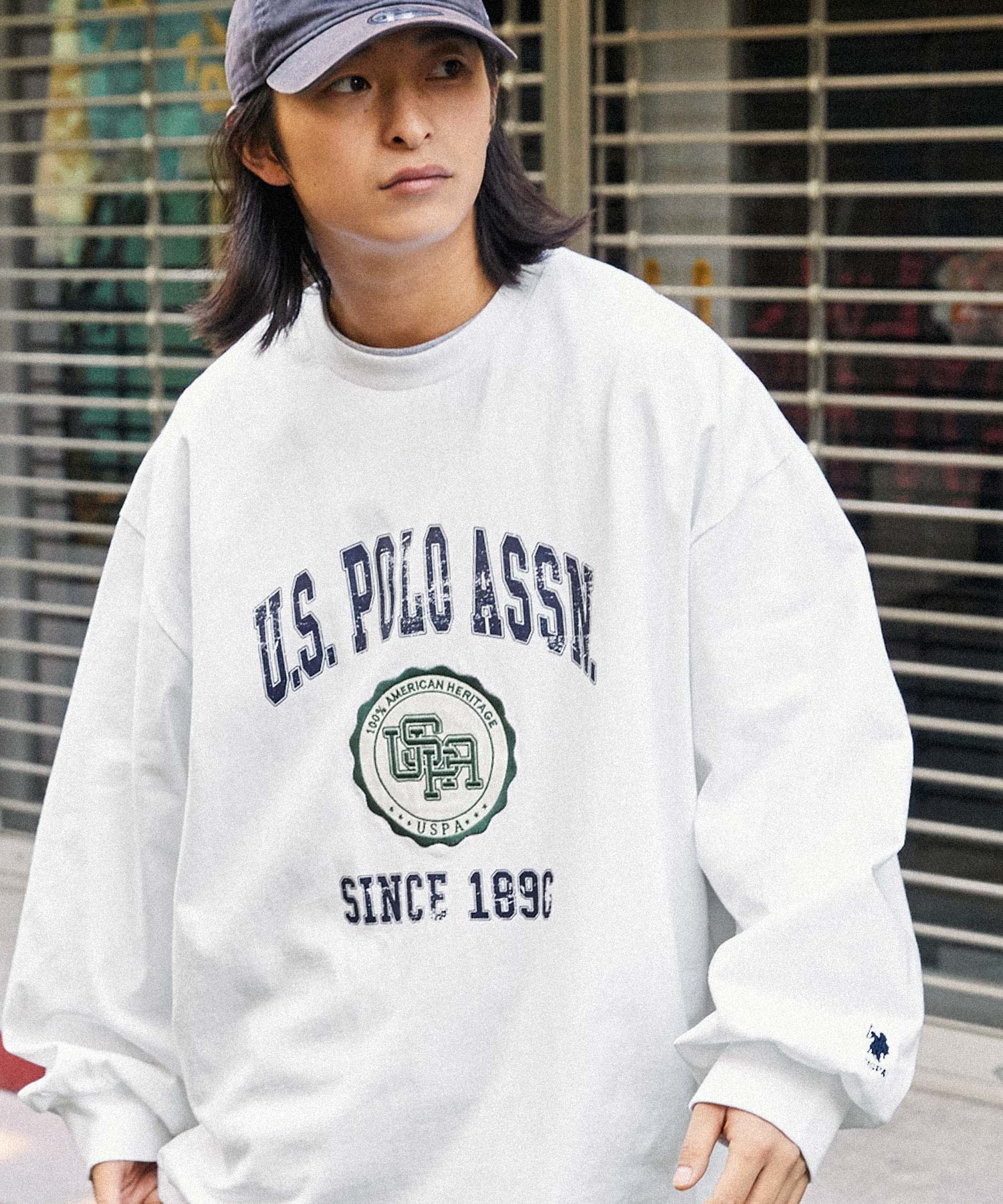 【超激得在庫】【ユーエスポロアッスン】Tシャツ　U.S.POLO ASSN 古着　1890年 トップス