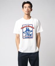 MOTORCYCLE GIRLプリントTシャツ