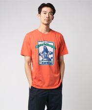 MOTORCYCLE GIRLプリントTシャツ