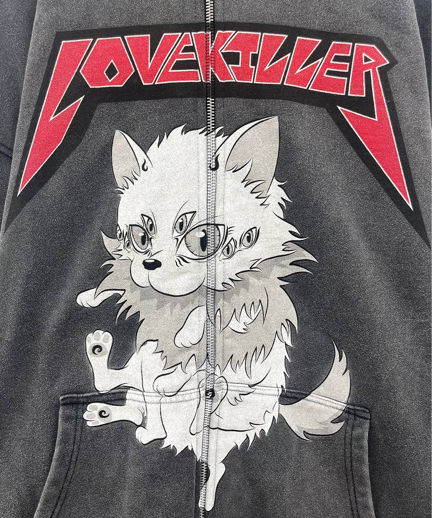 A'GEM/9 × .kom 『LOVE KILLER/ラブ キラー』UMA spider cat zip