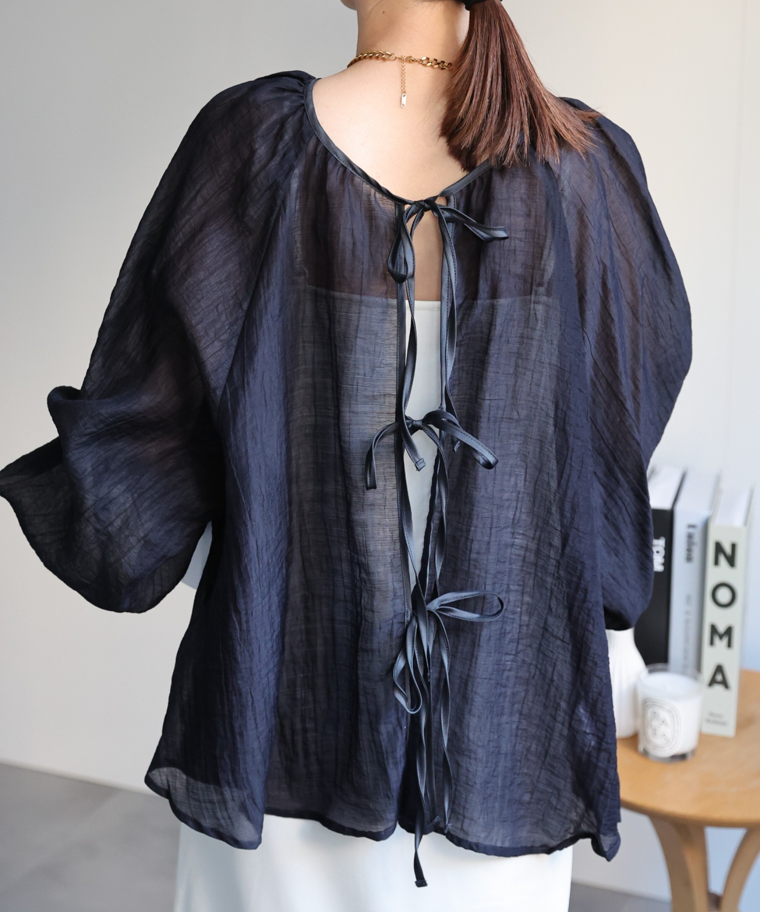 model：162cm 着用サイズ：F