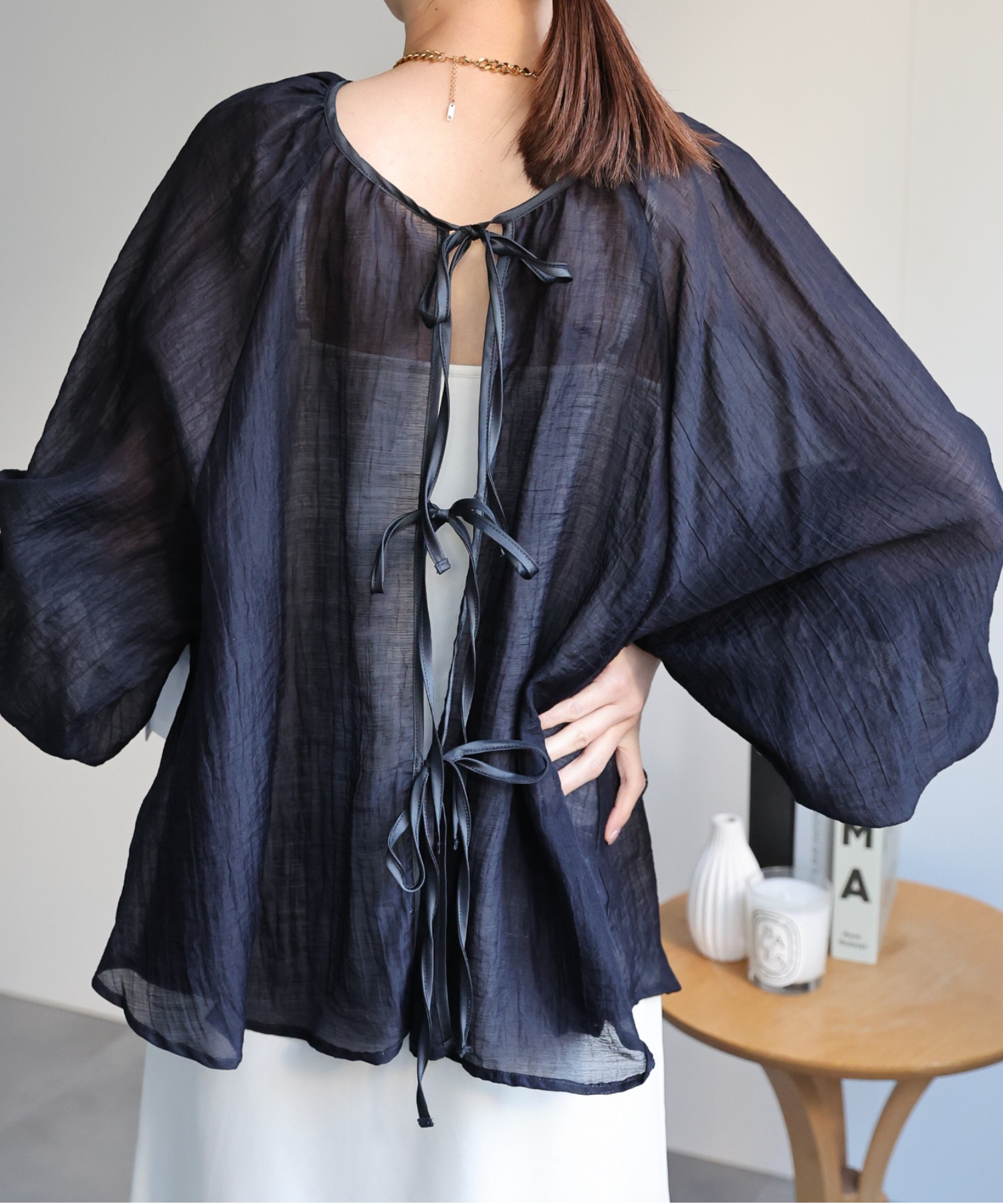 model：162cm 着用サイズ：F