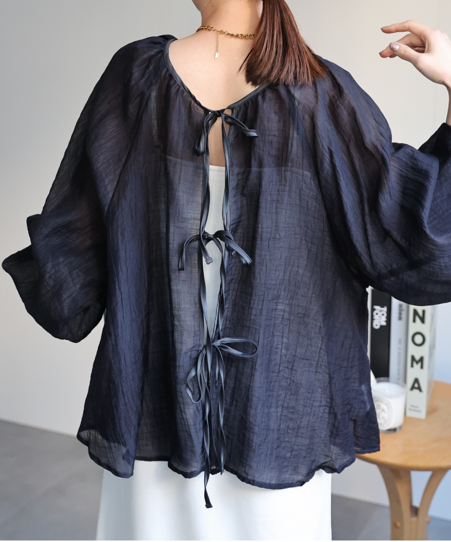model：162cm 着用サイズ：F