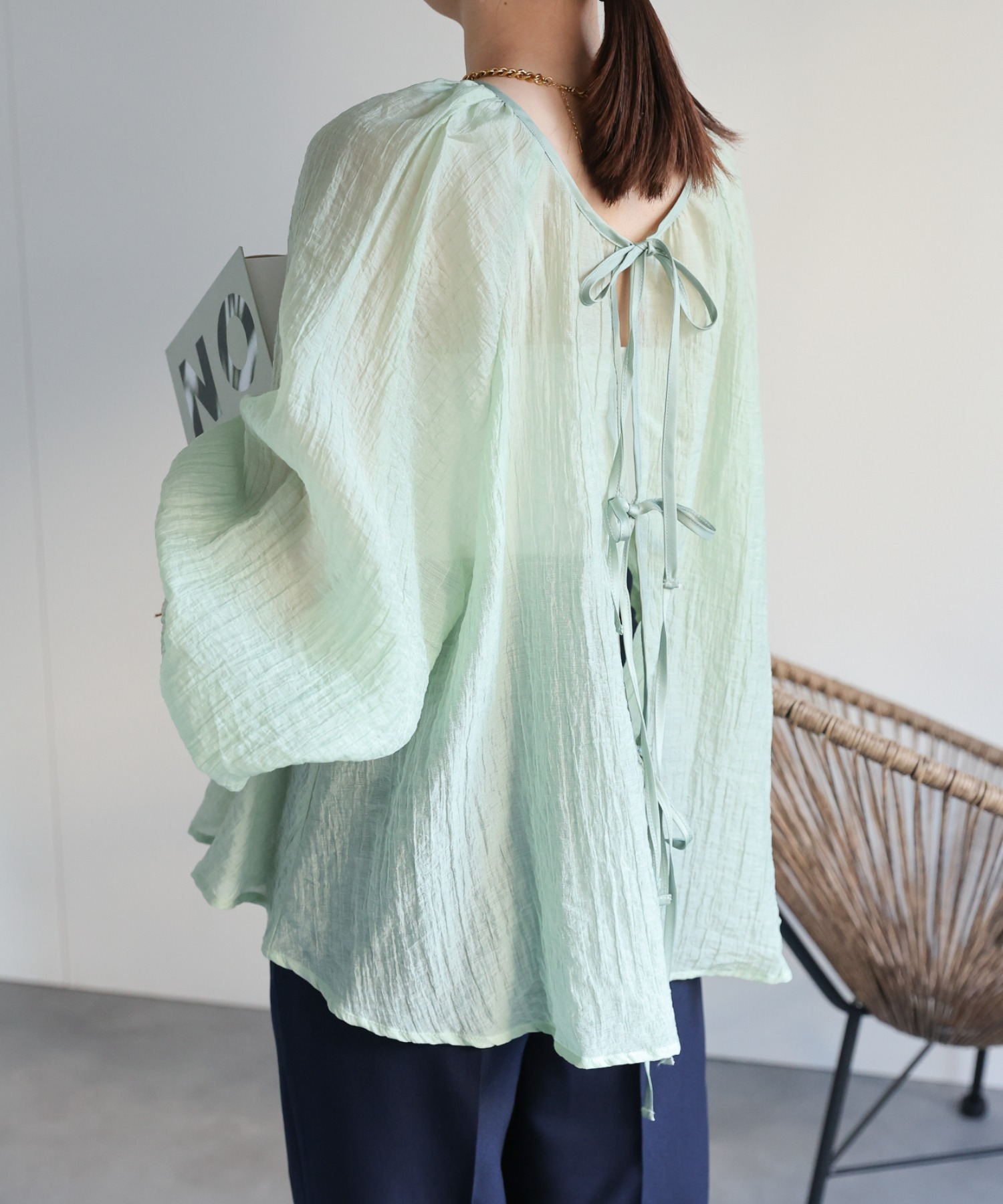 model：162cm 着用サイズ：F