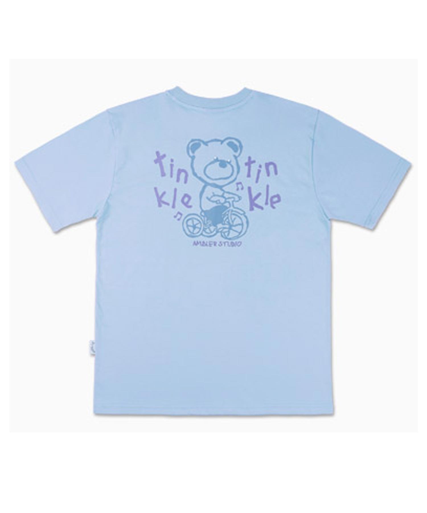 ambler エムブラー Over fit バックプリント 'Tinkle-Tinkle' T-Shirts オーバーのアイテム取扱☆ 訳あり 半袖Tシャツ