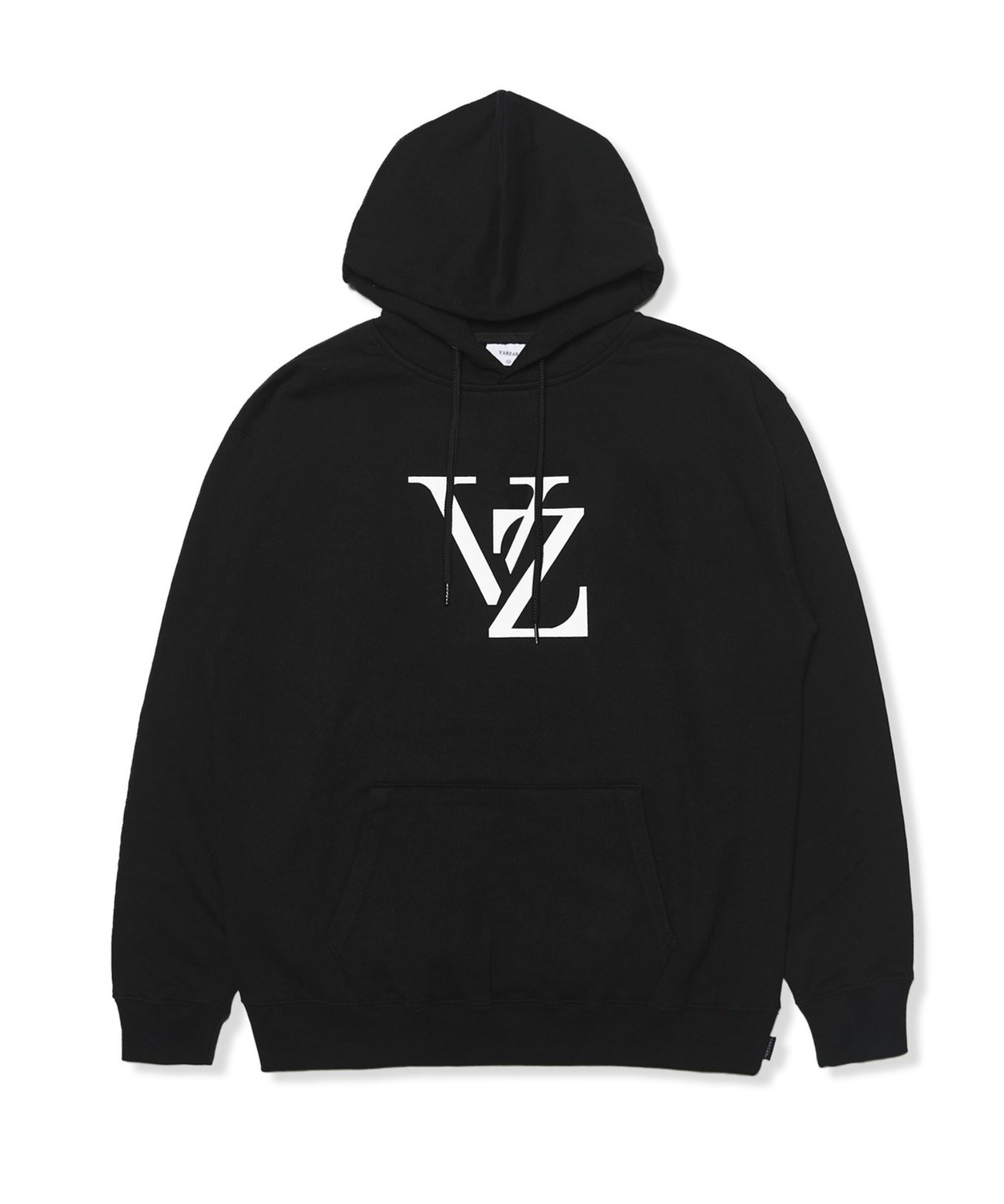 A'GEM/9 × .kom『VARZAR/バザール』MONOGRAM WHITE BIG LOGO HOOD