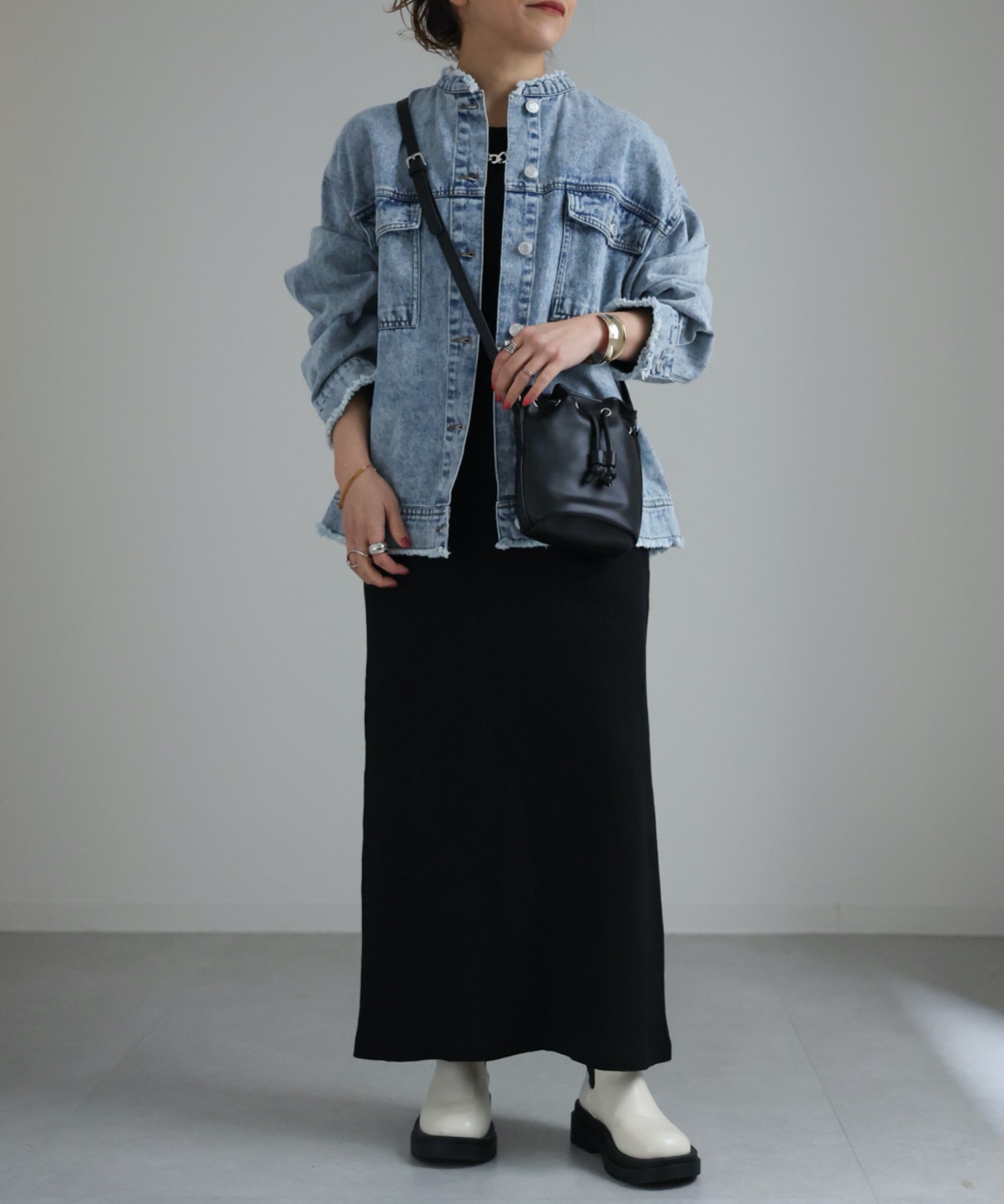 model:156cm  着用サイズ:FREE