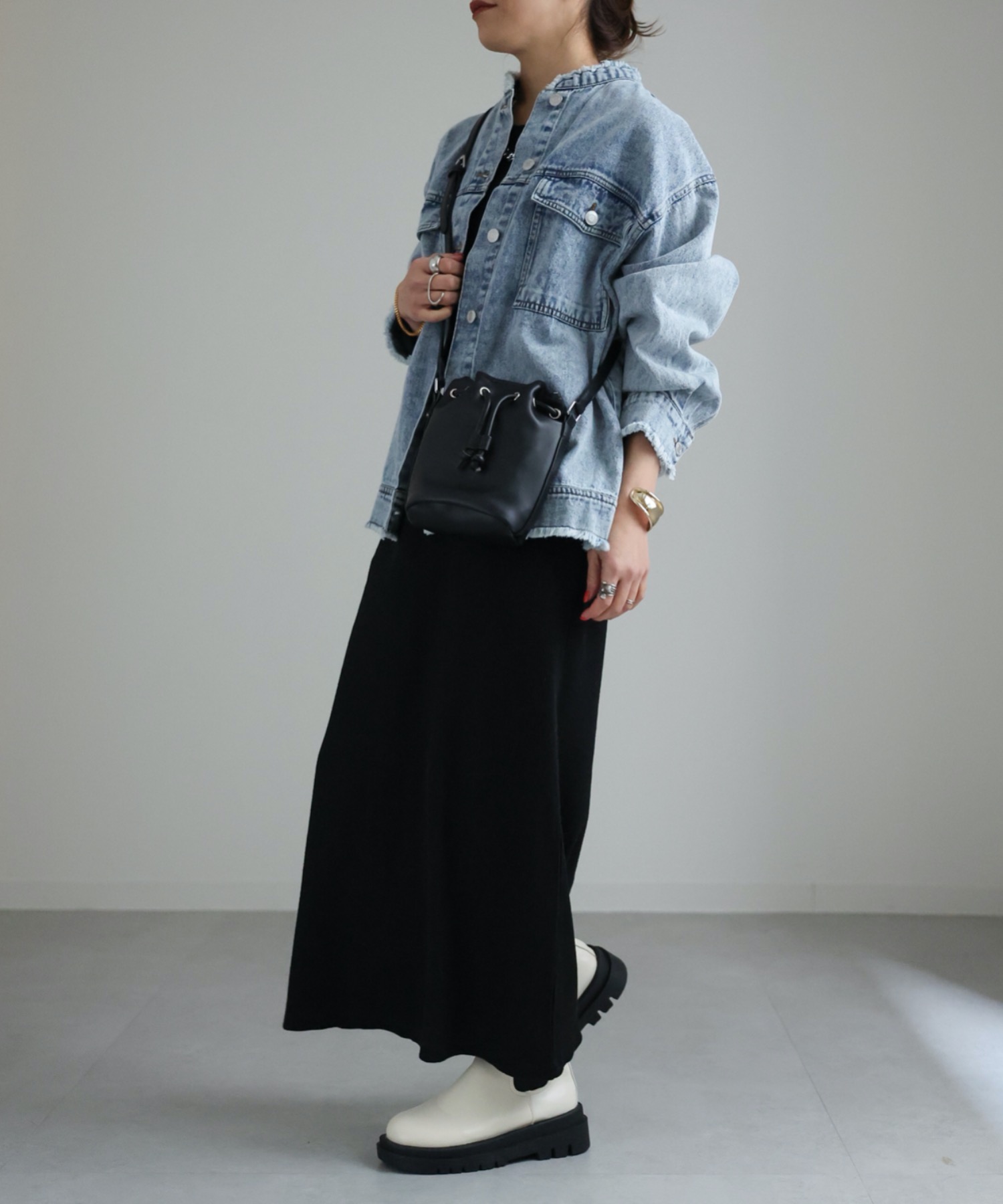 model:156cm  着用サイズ:FREE