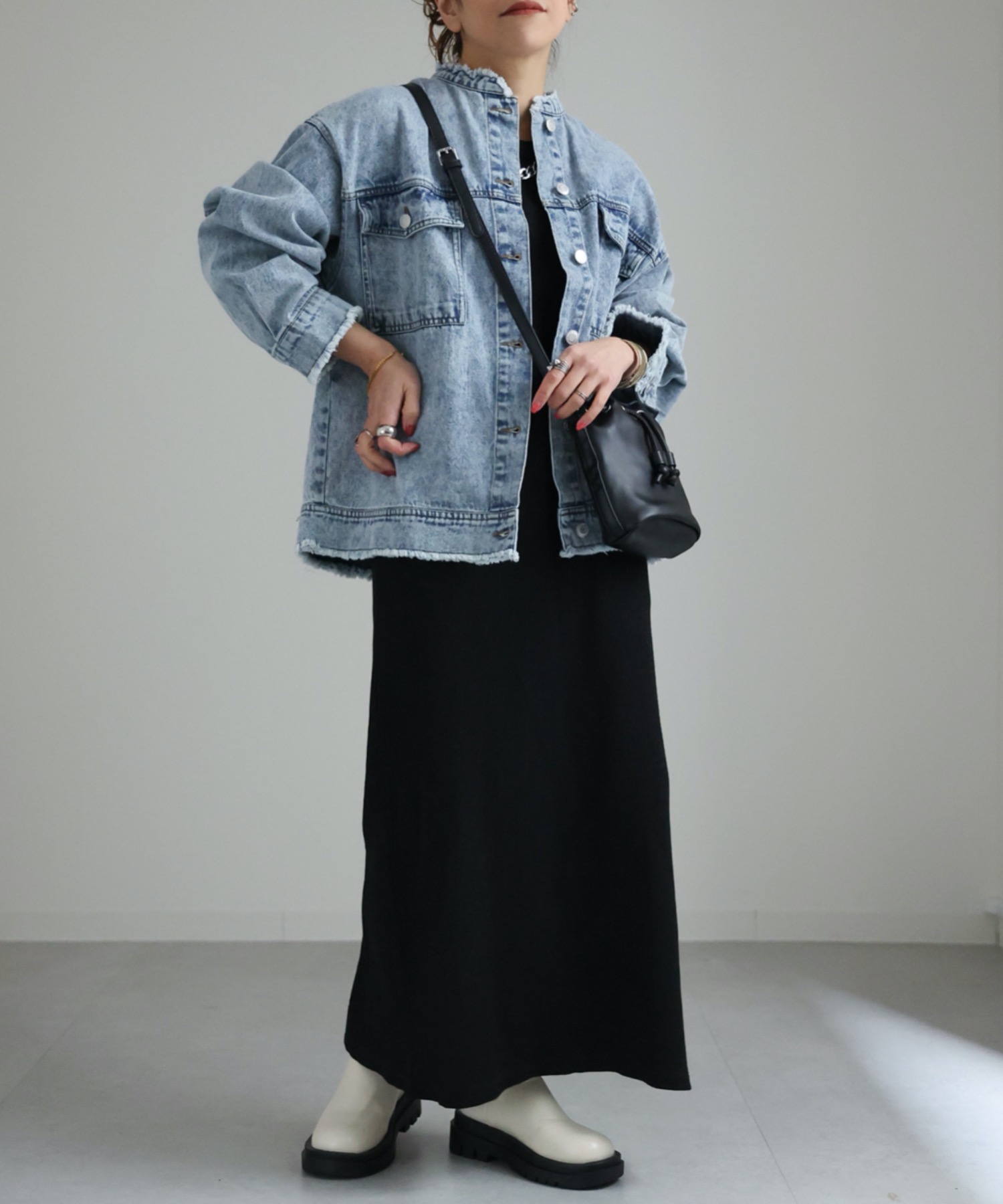 model:156cm  着用サイズ:FREE