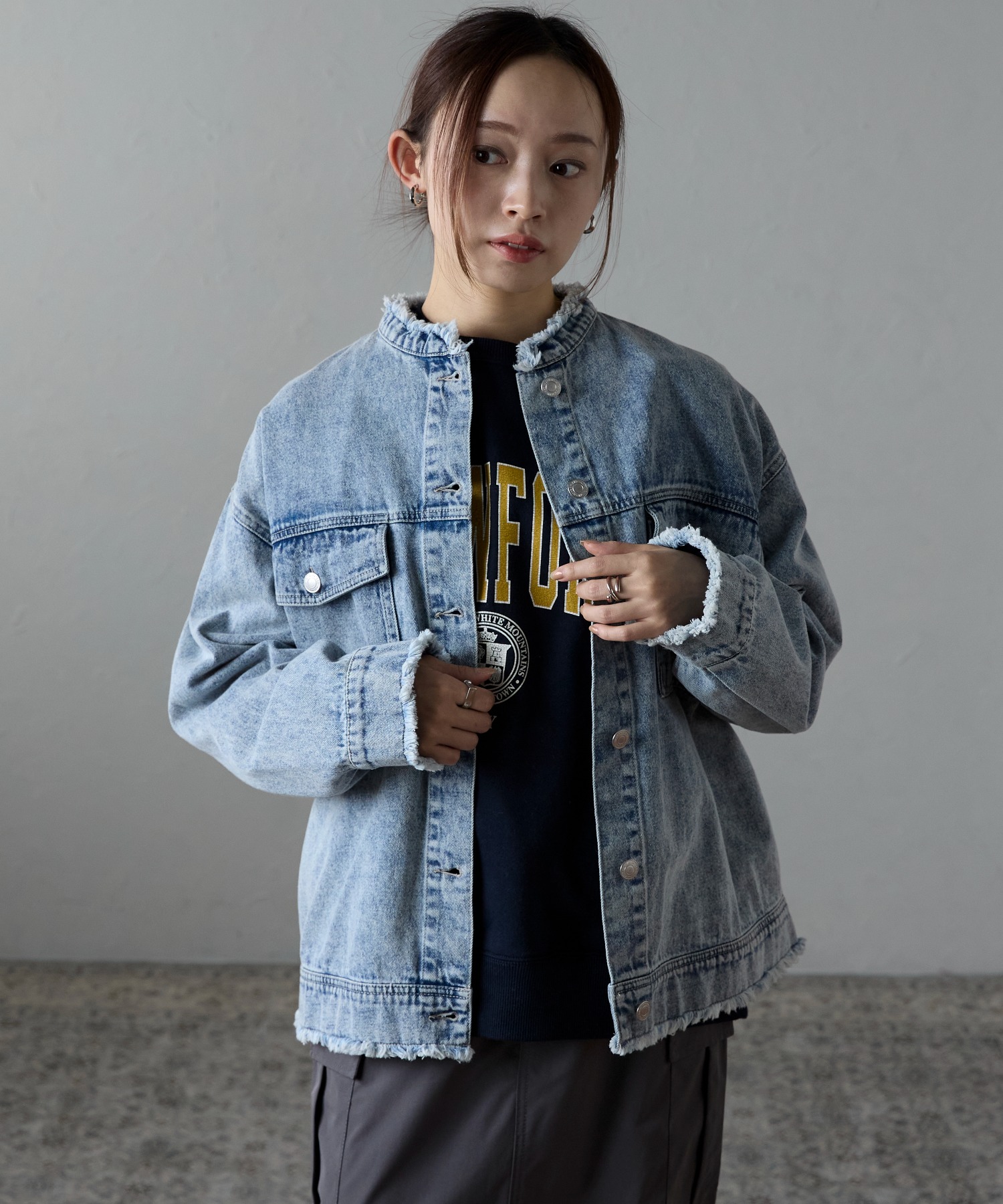 model:158cm  着用サイズ:FREE