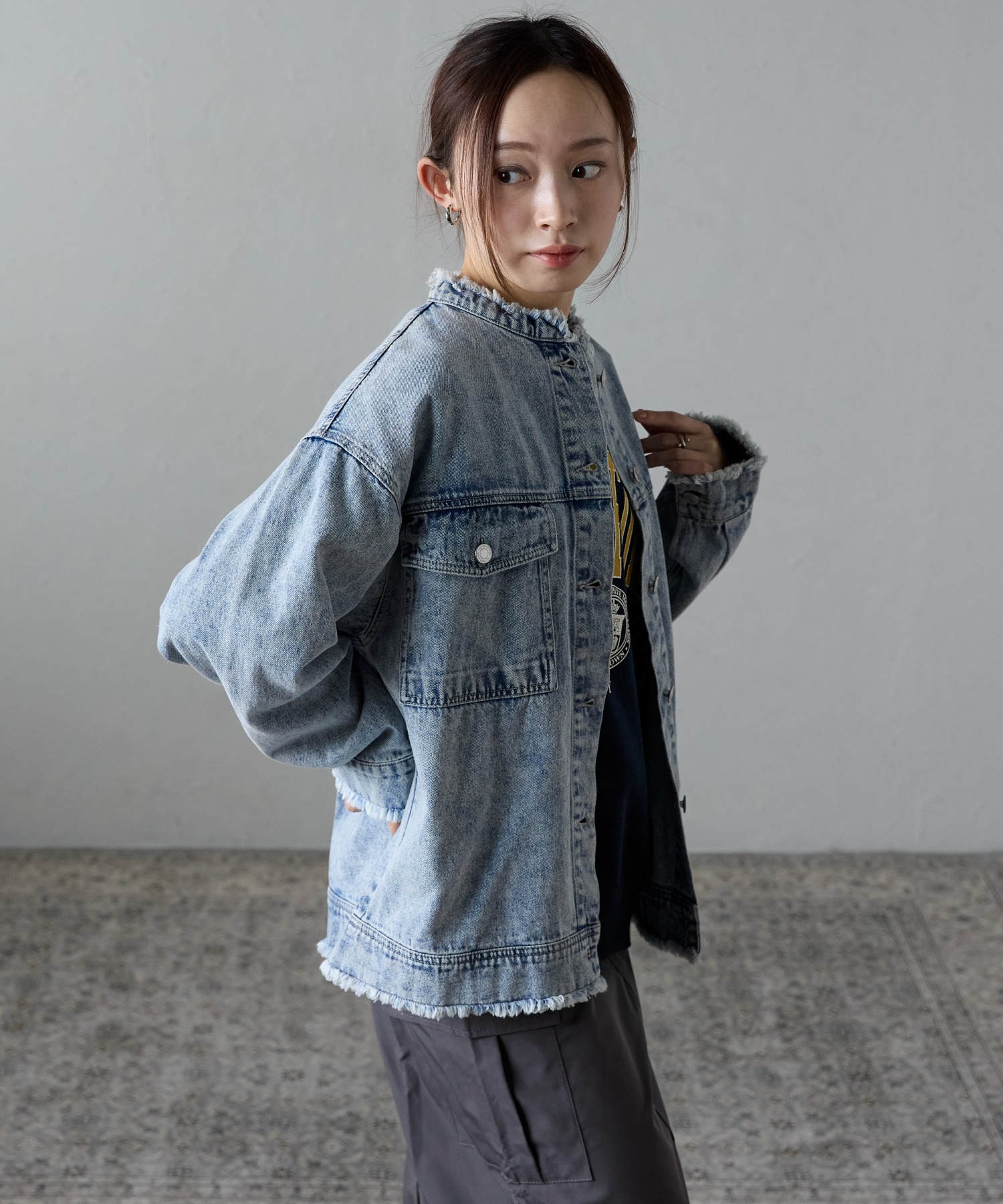 model:158cm  着用サイズ:FREE
