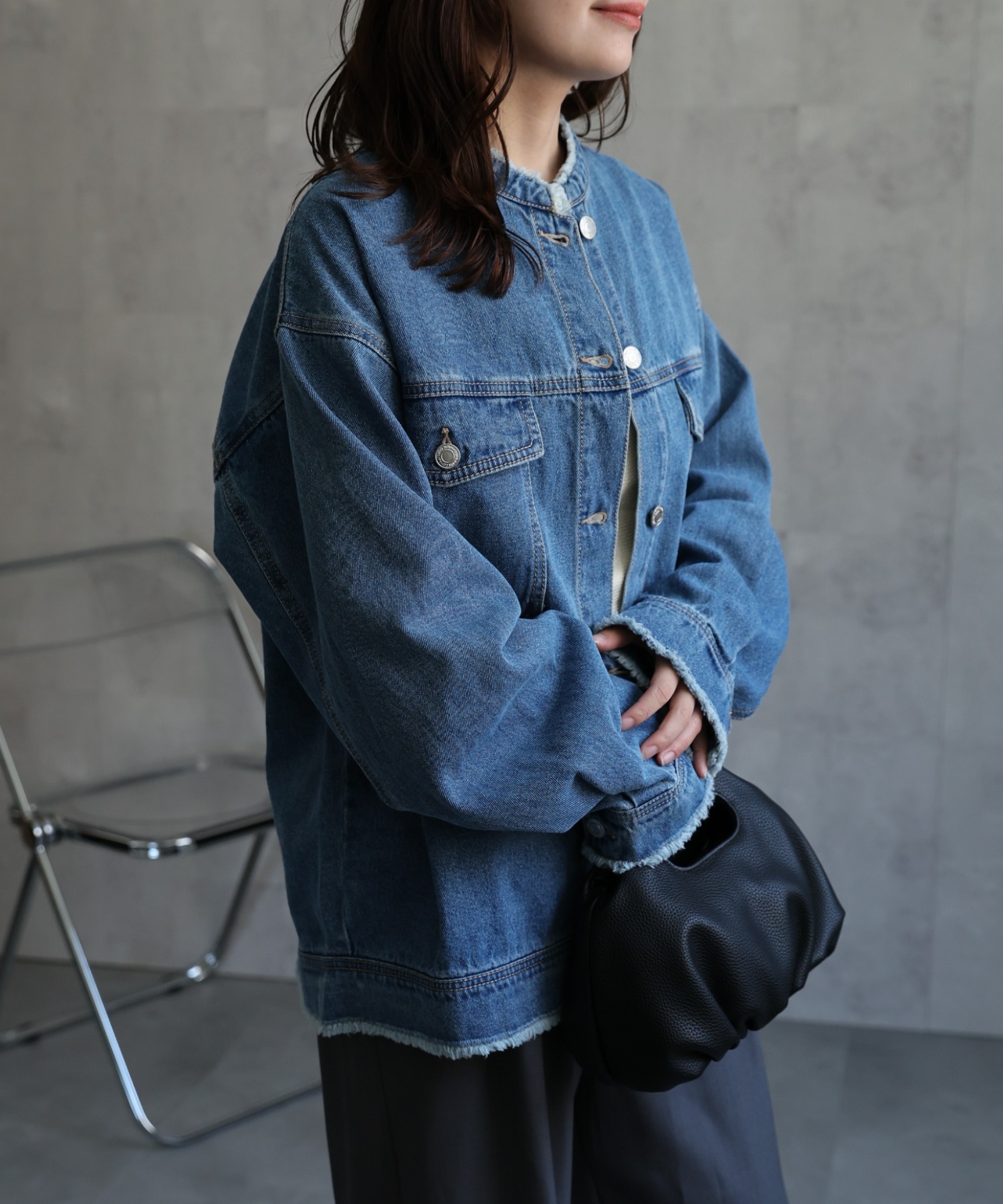 model：156cm 着用サイズ：FREE