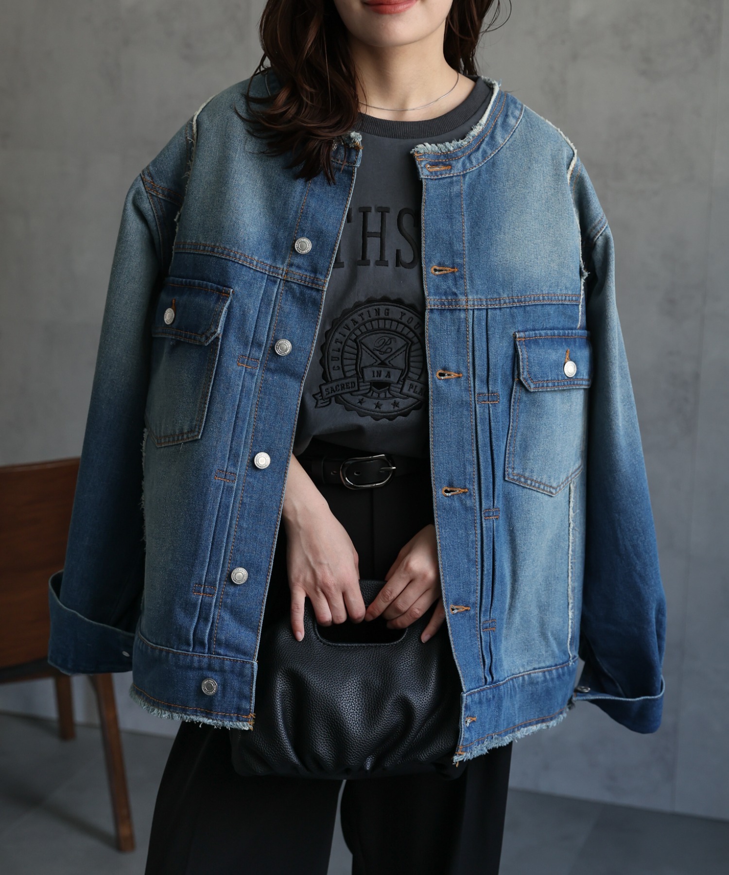 model：156cm 着用サイズ：FREE
