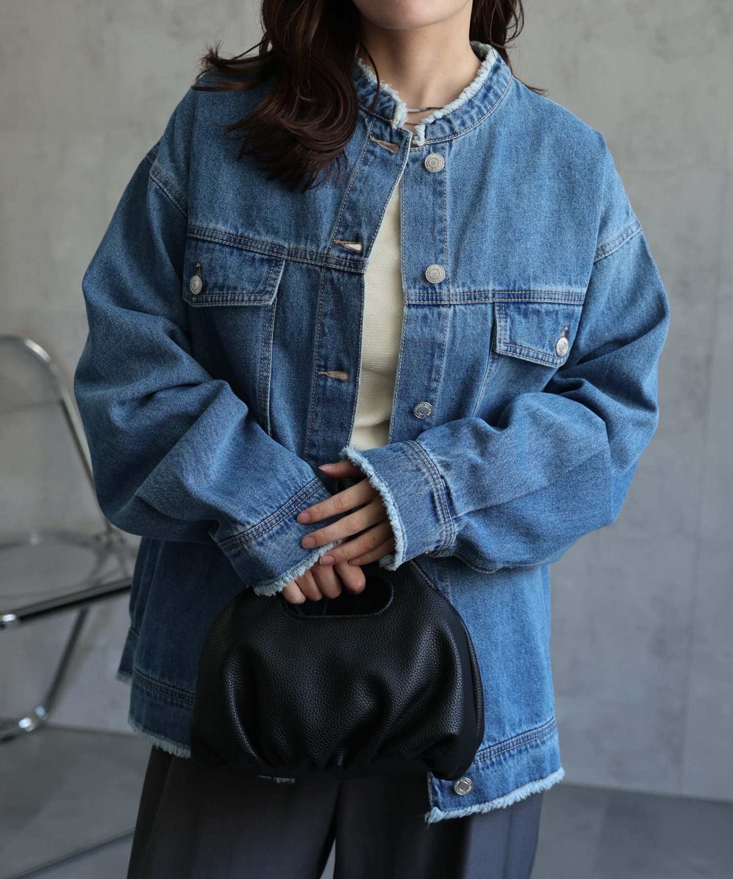 model：156cm 着用サイズ：FREE