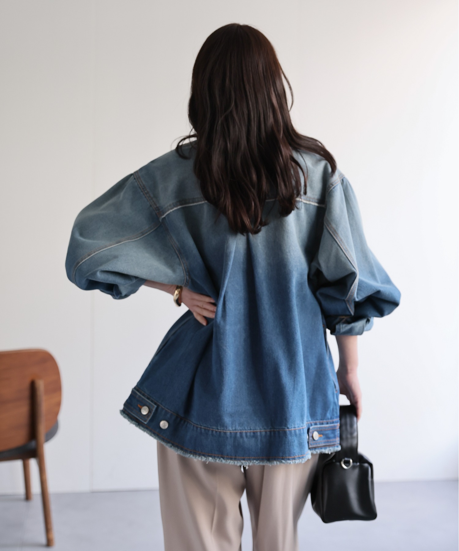 model：156cm 着用サイズ：FREE