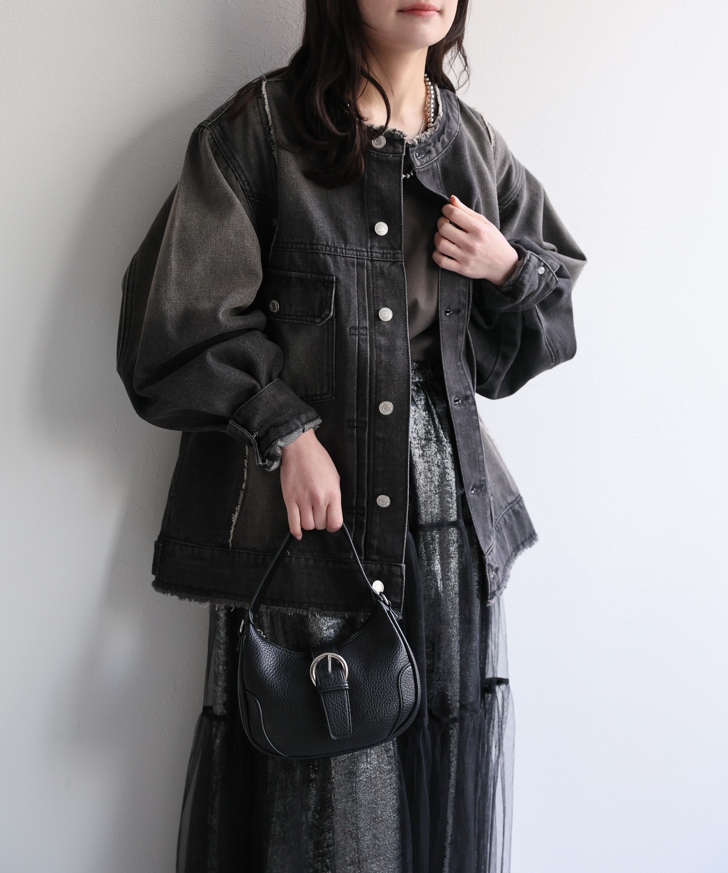 model：156cm 着用サイズ：FREE