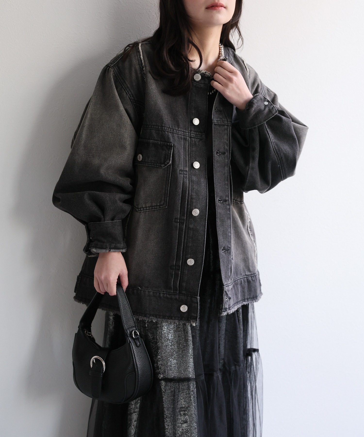 model：156cm 着用サイズ：FREE