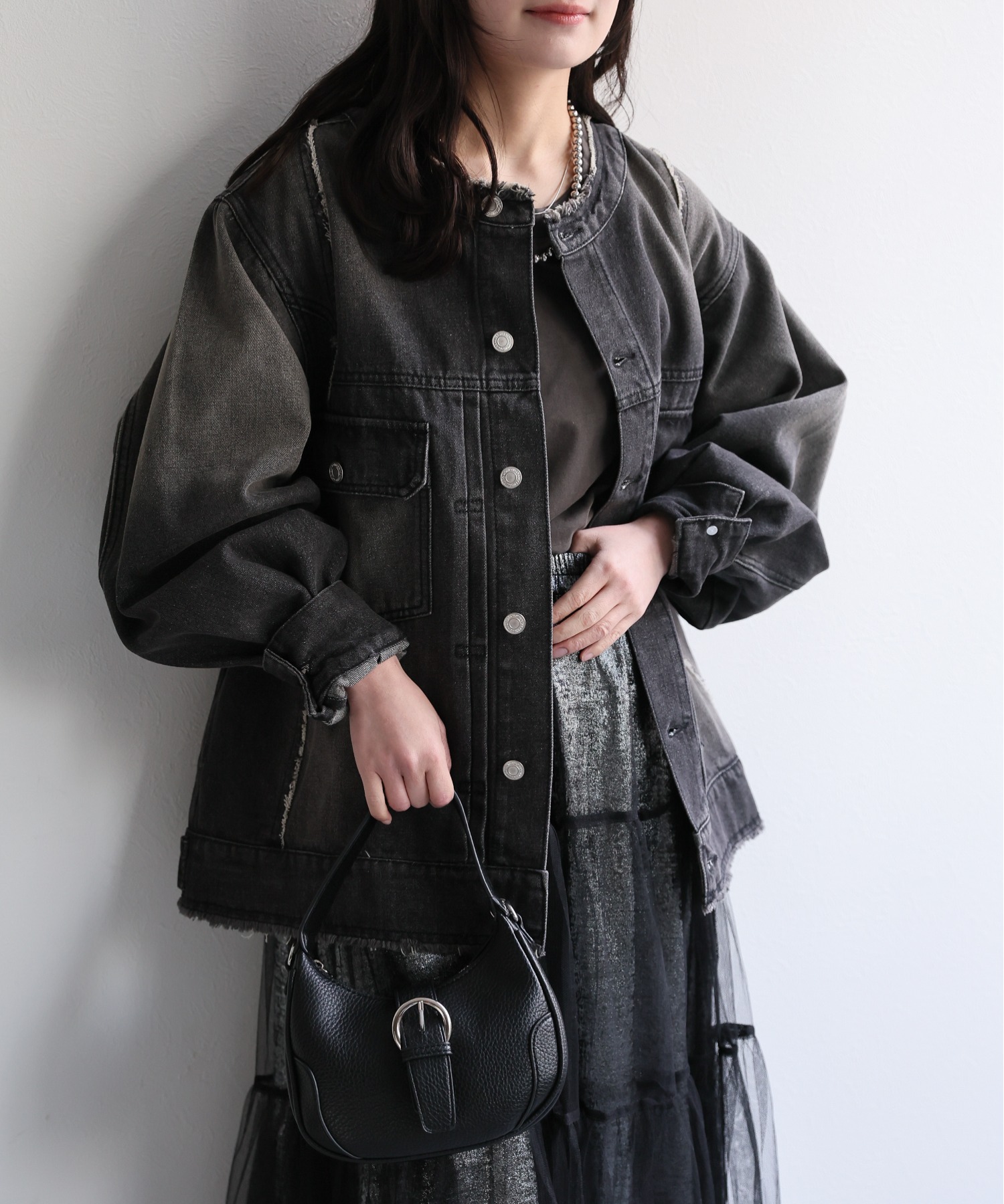 model：156cm 着用サイズ：FREE