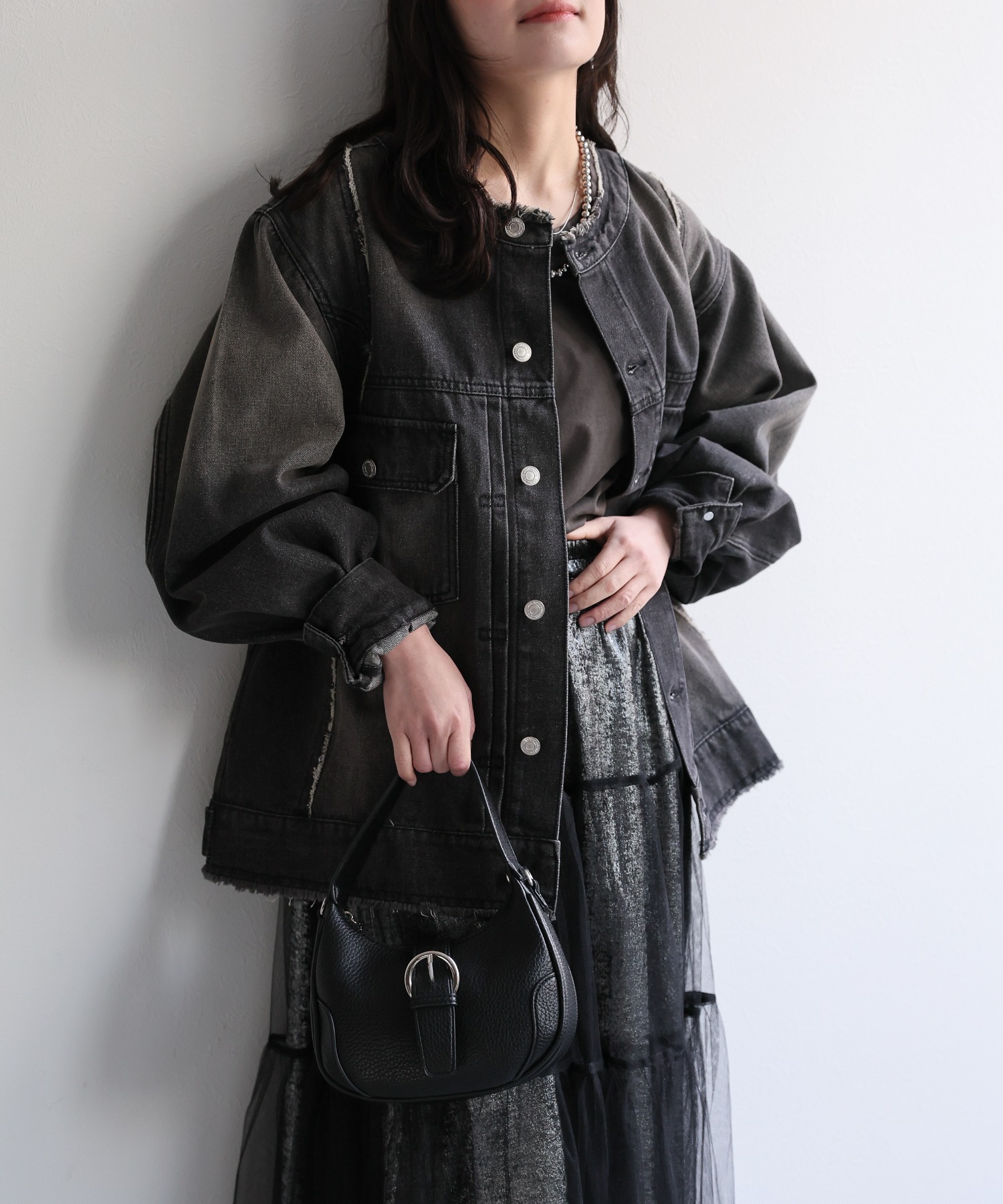 model：156cm 着用サイズ：FREE