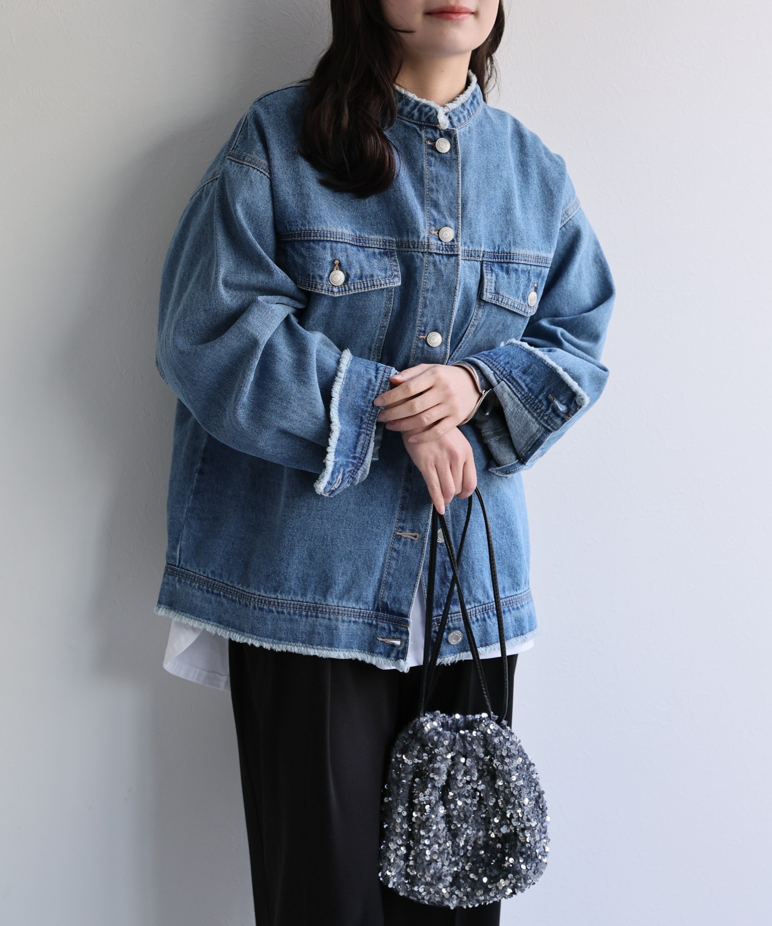 model：156cm 着用サイズ：FREE