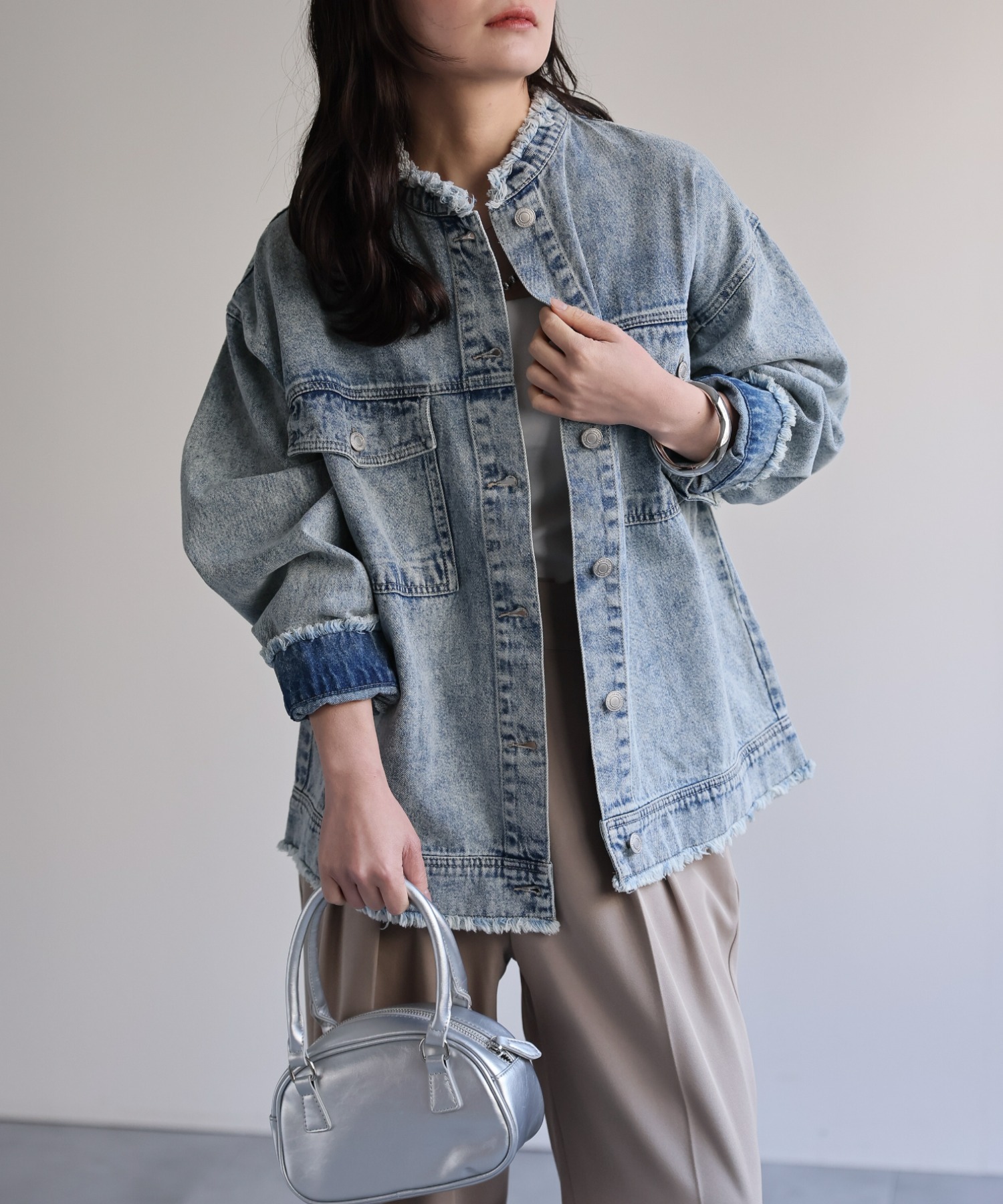 model：156cm 着用サイズ：FREE