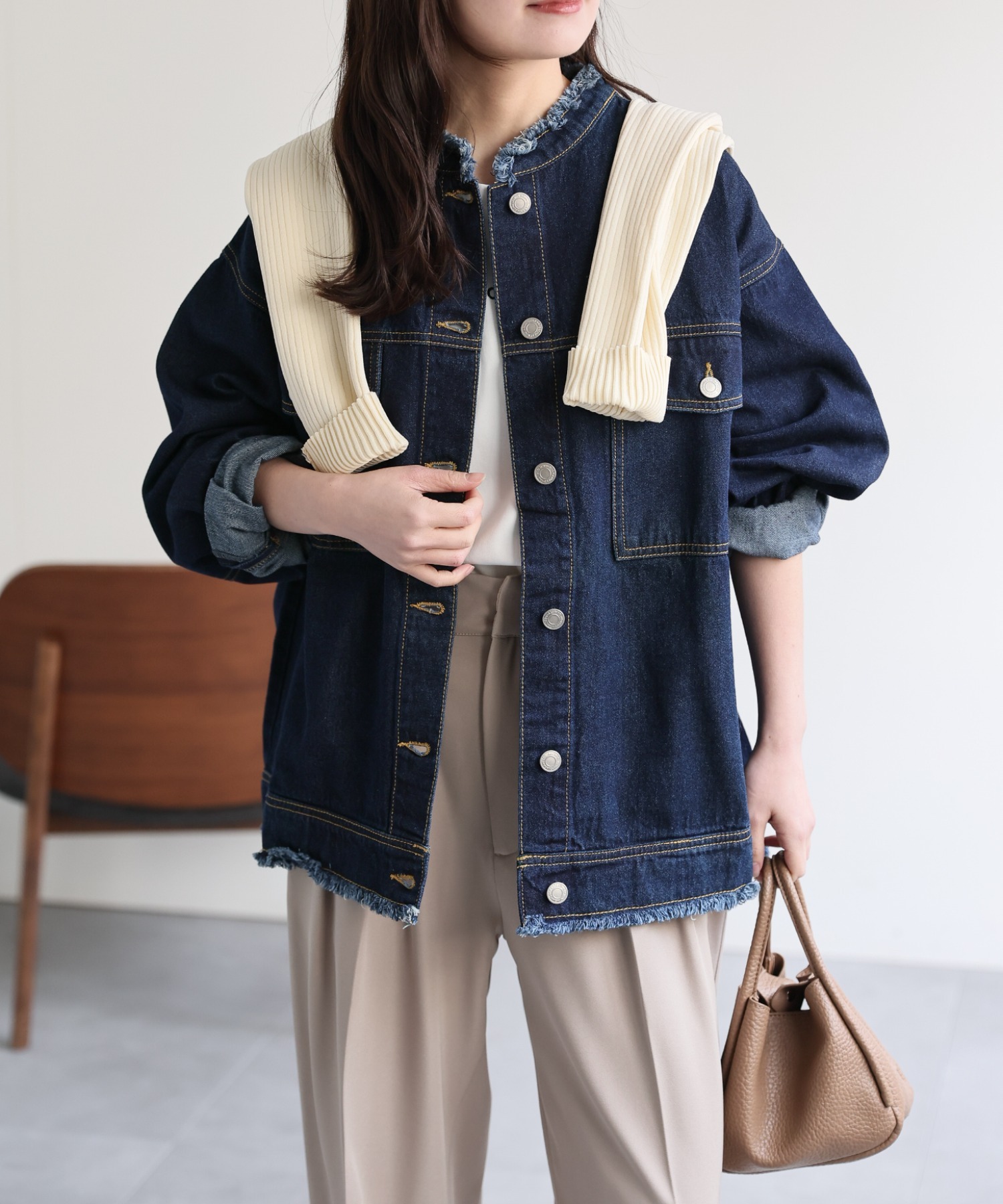 model：156cm 着用サイズ：FREE