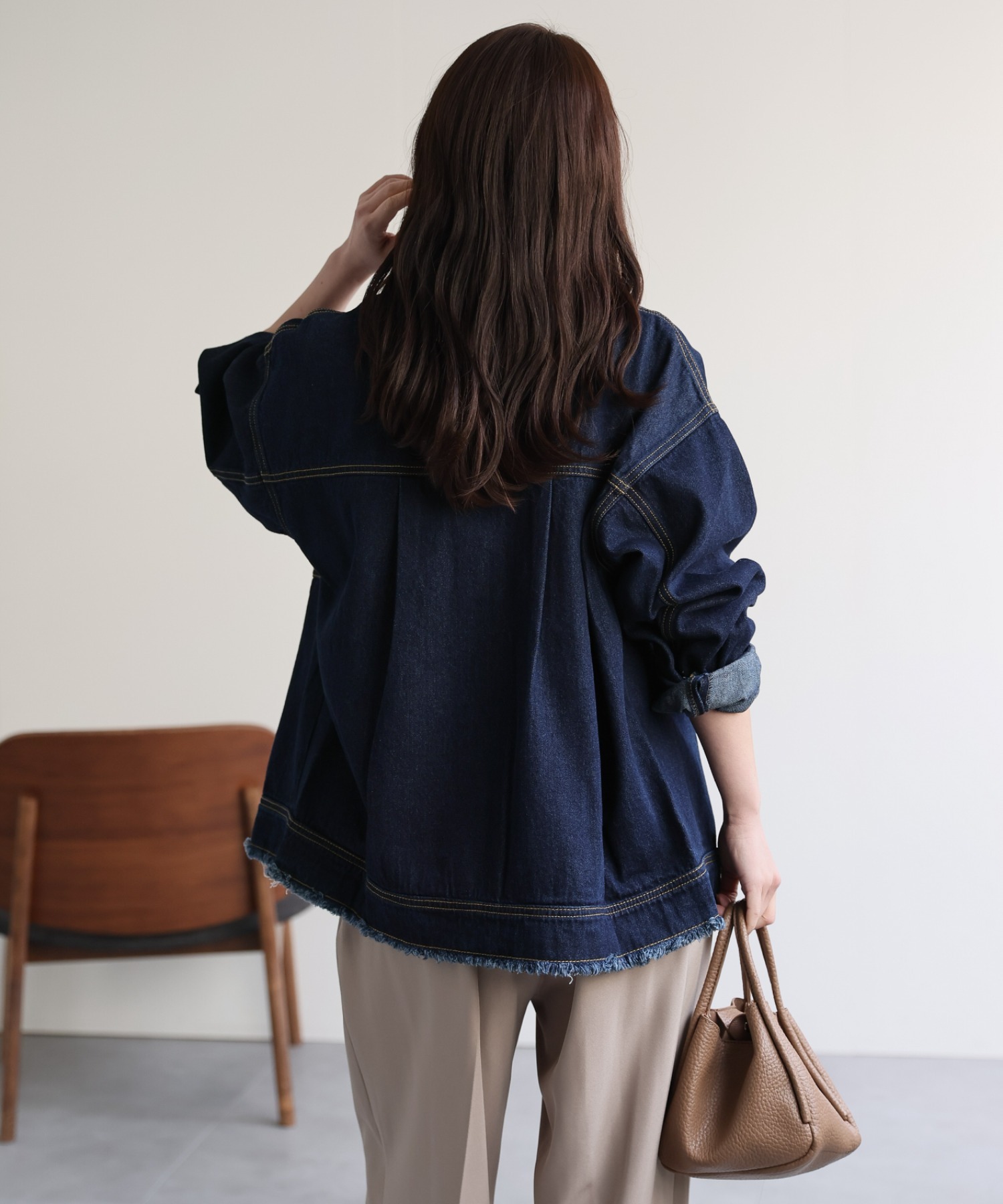 model：156cm 着用サイズ：FREE