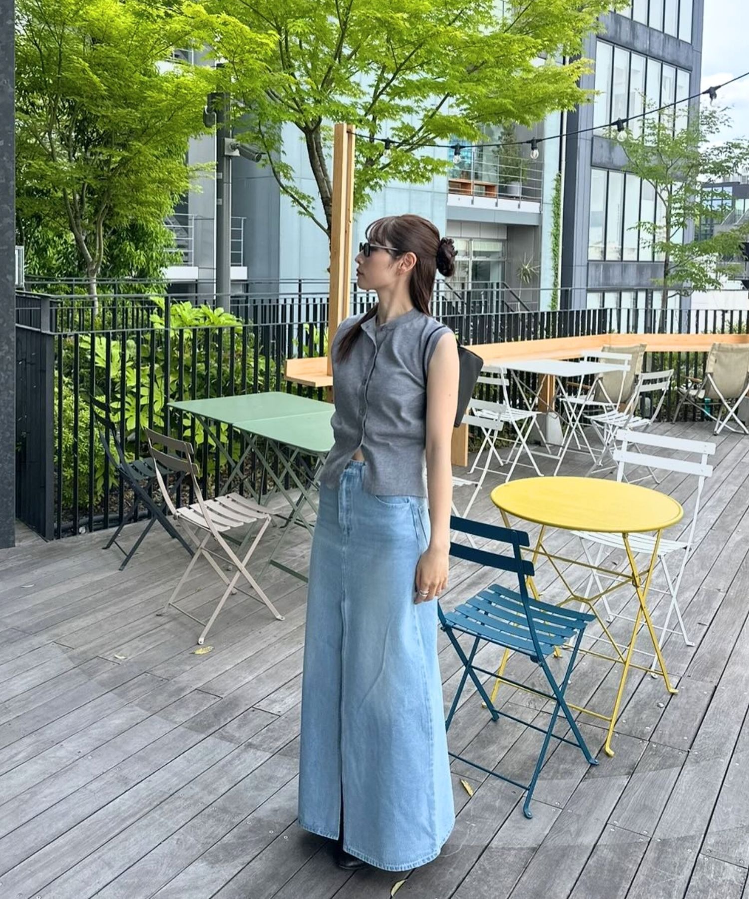model：H167 着用サイズ：L