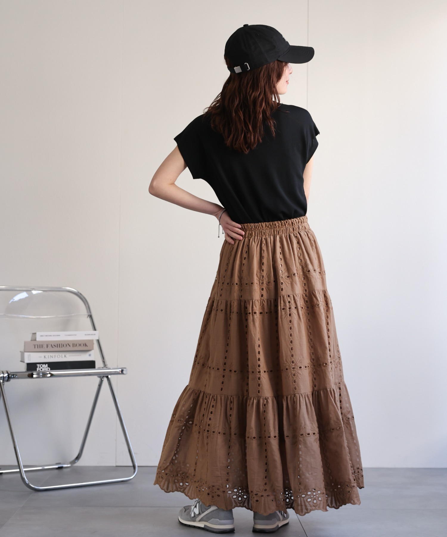 model：156cm 着用サイズ：FREE