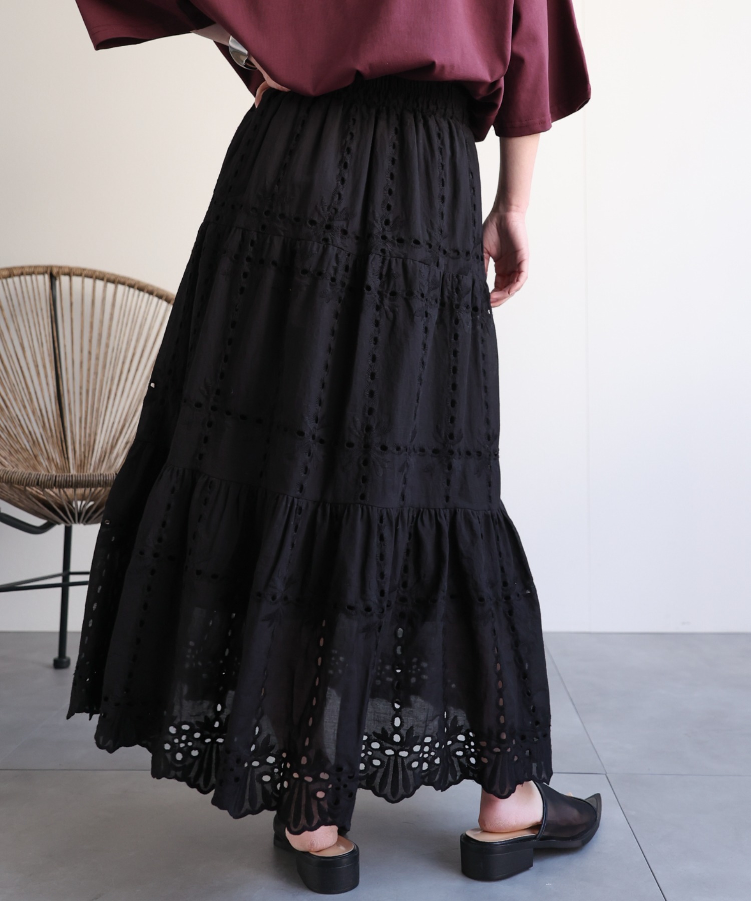 model：156cm 着用サイズ：FREE