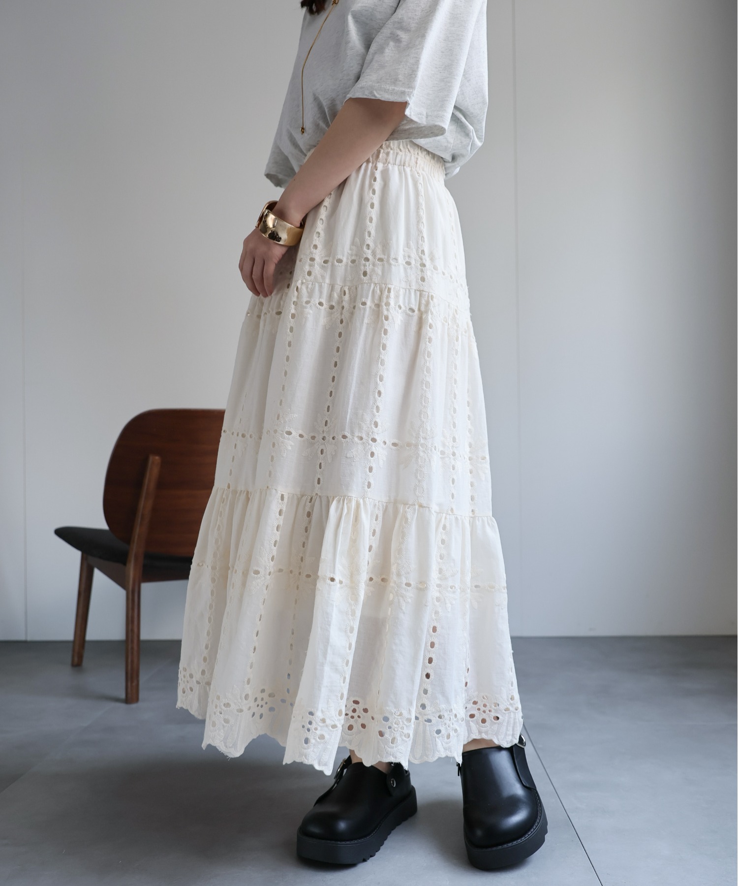 model：156cm 着用サイズ：FREE
