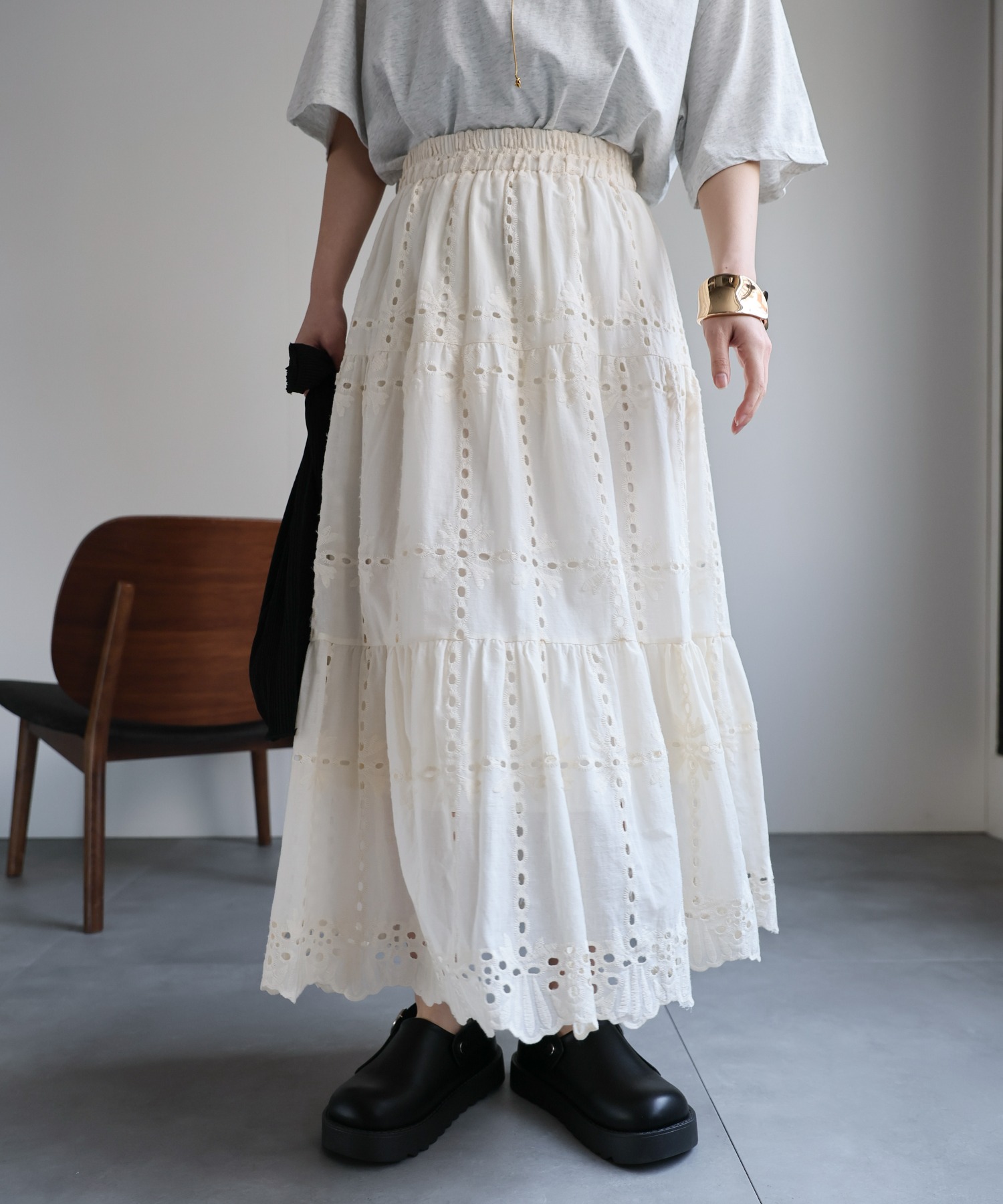 model：156cm 着用サイズ：FREE