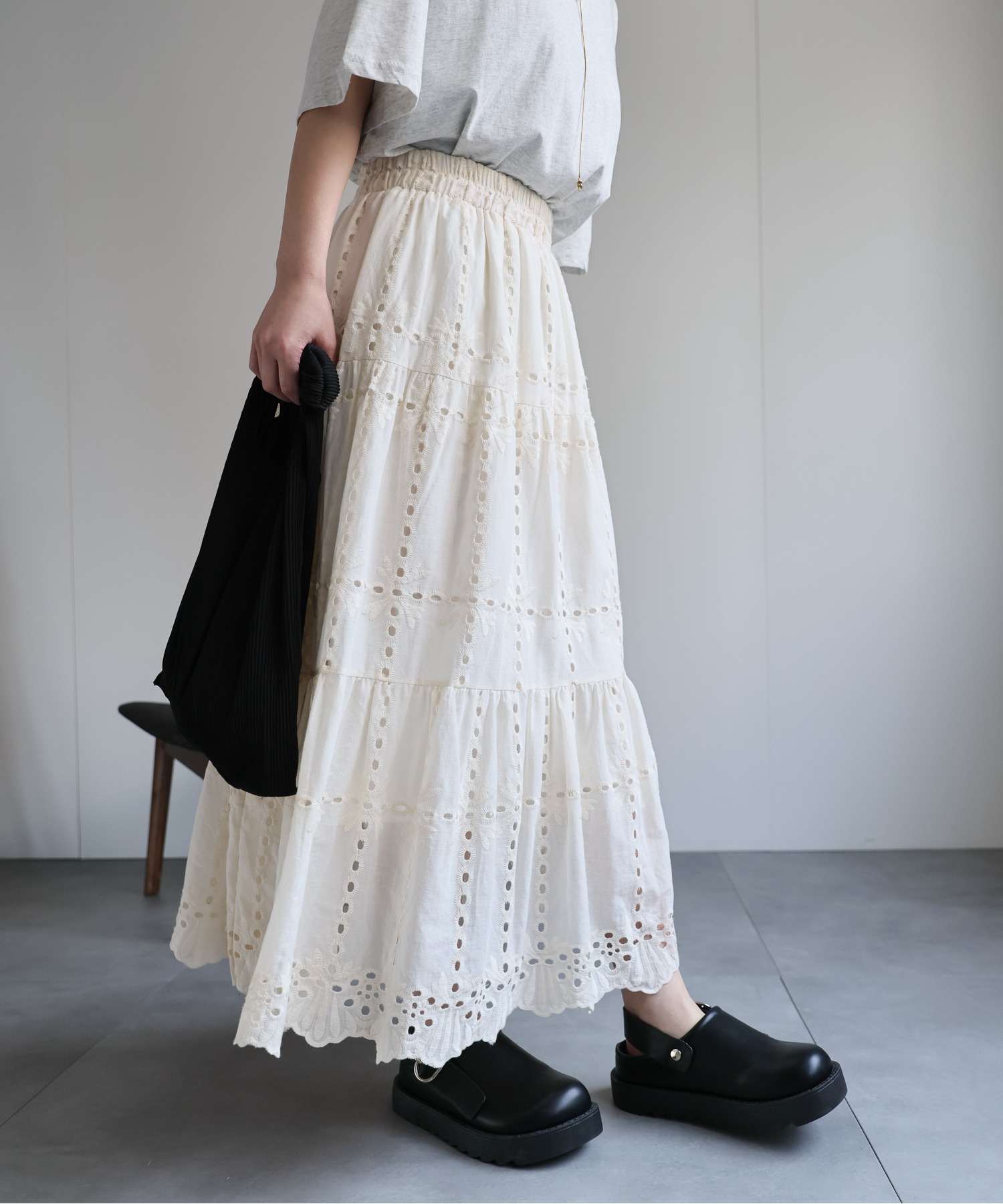 model：156cm 着用サイズ：FREE