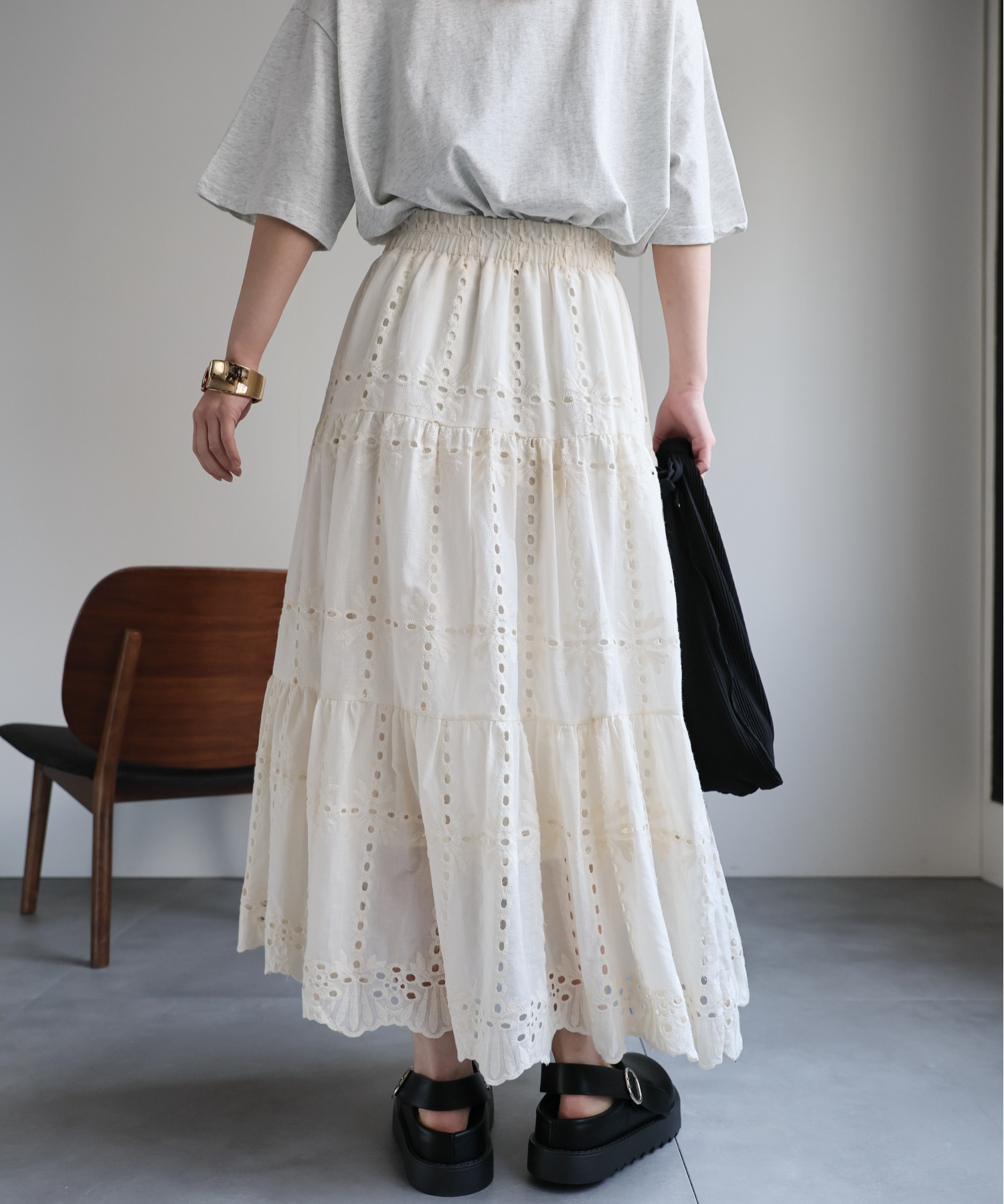 model：156cm 着用サイズ：FREE